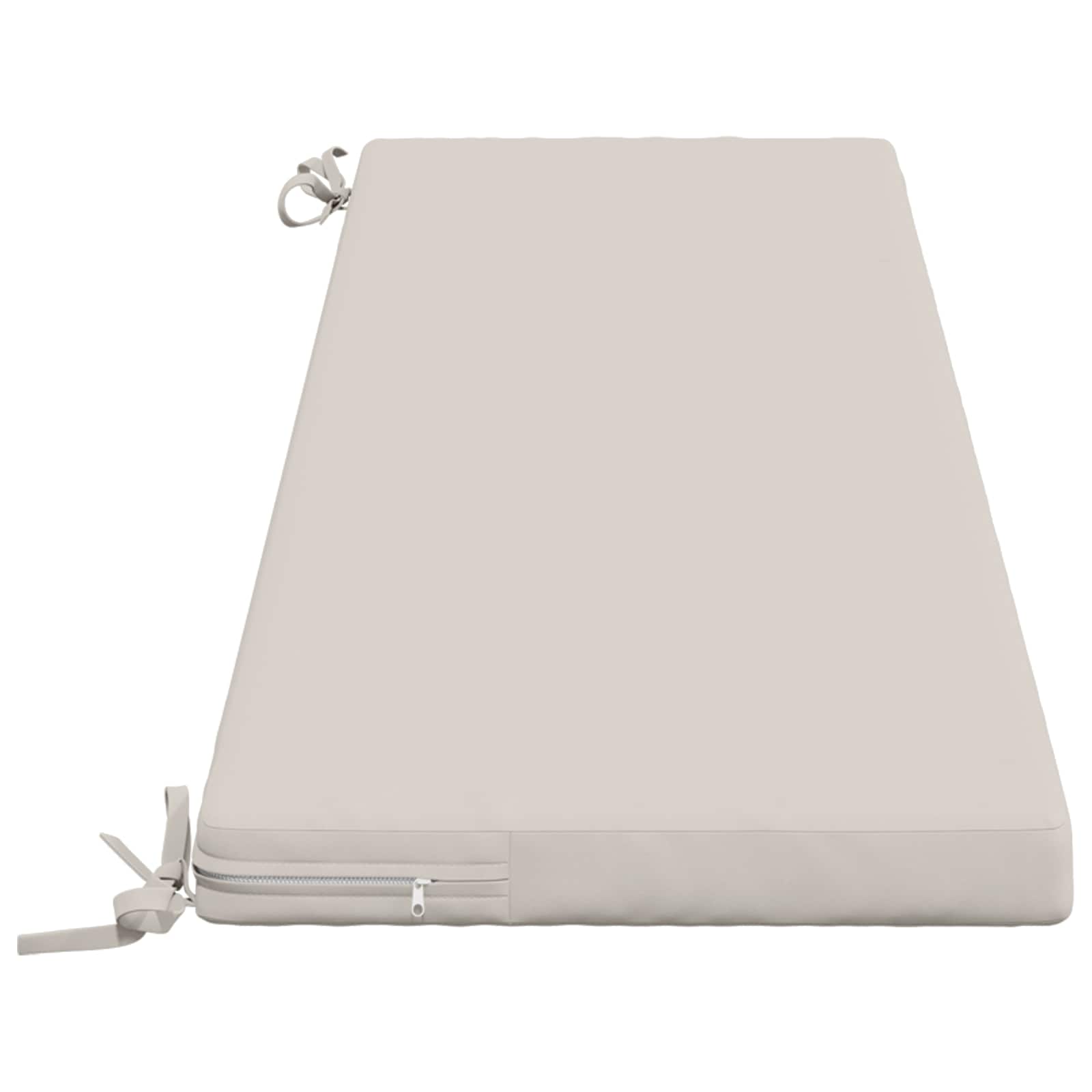 Cuscino per panchina SOEST 100% Poliestere Bianco