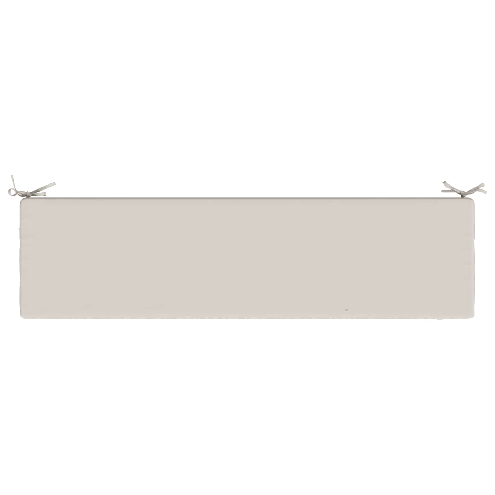 Cuscino per panchina SOEST 100% Poliestere Bianco