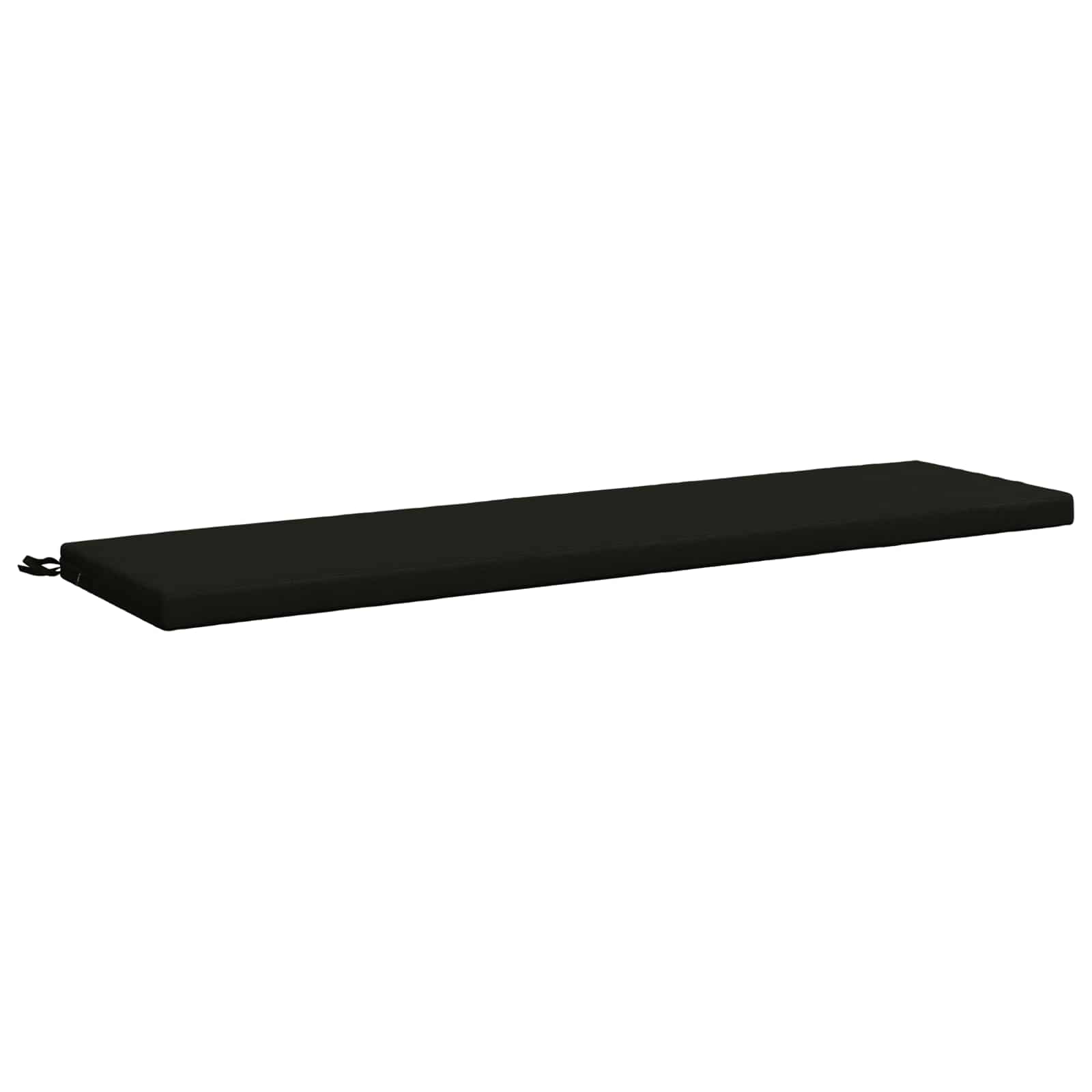 Cuscino per panchina SOEST 100% Poliestere Nero 160 x 40 x 5 cm