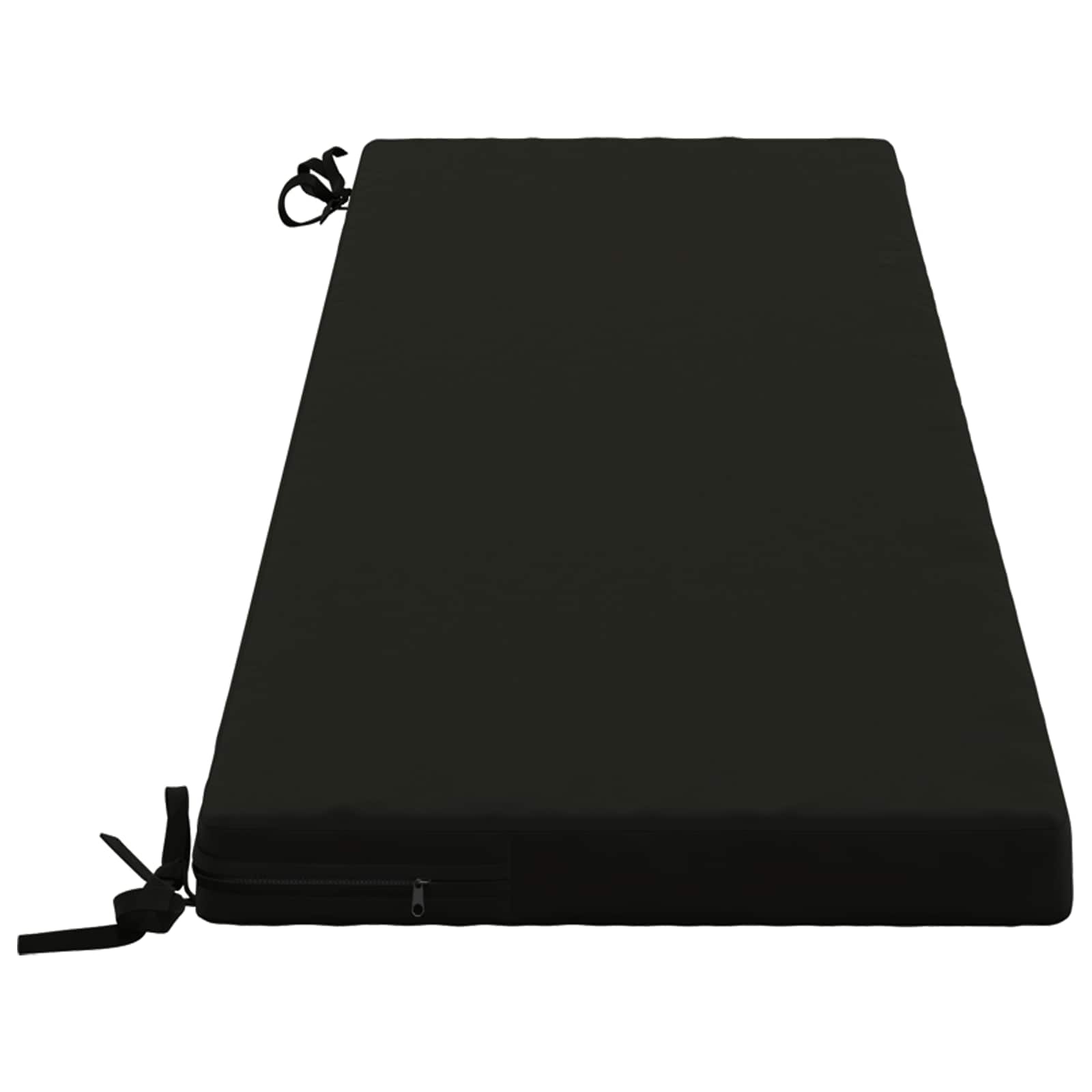 Cuscino per panchina SOEST 100% Poliestere Nero 160 x 40 x 5 cm