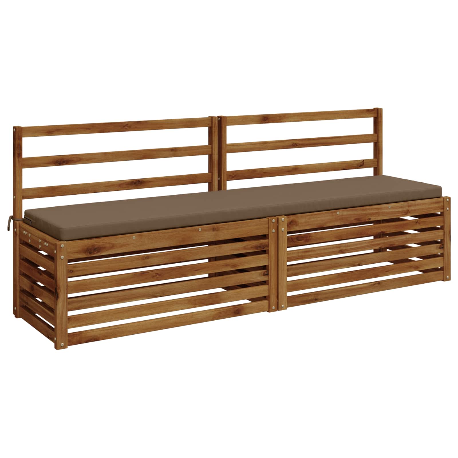 Cuscino per panchina SOEST 100% Poliestere Tortora