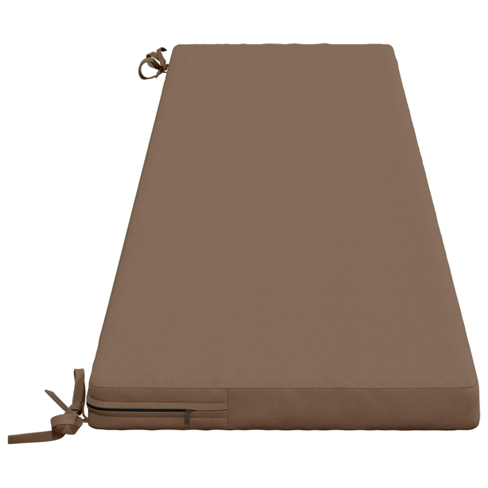 Cuscino per panchina SOEST 100% Poliestere Tortora