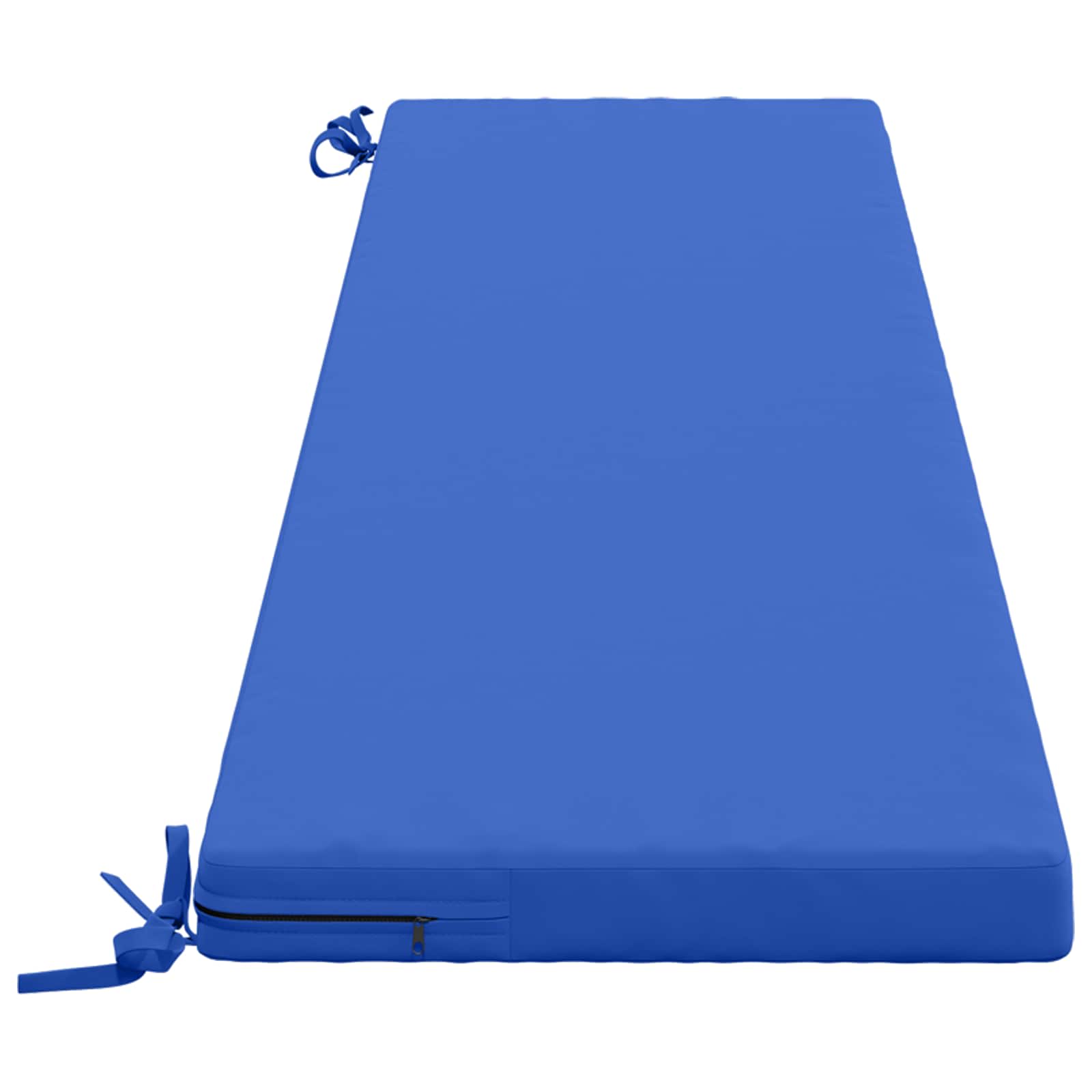 Cuscino per panchina SOEST 100% Poliestere Blu Reale