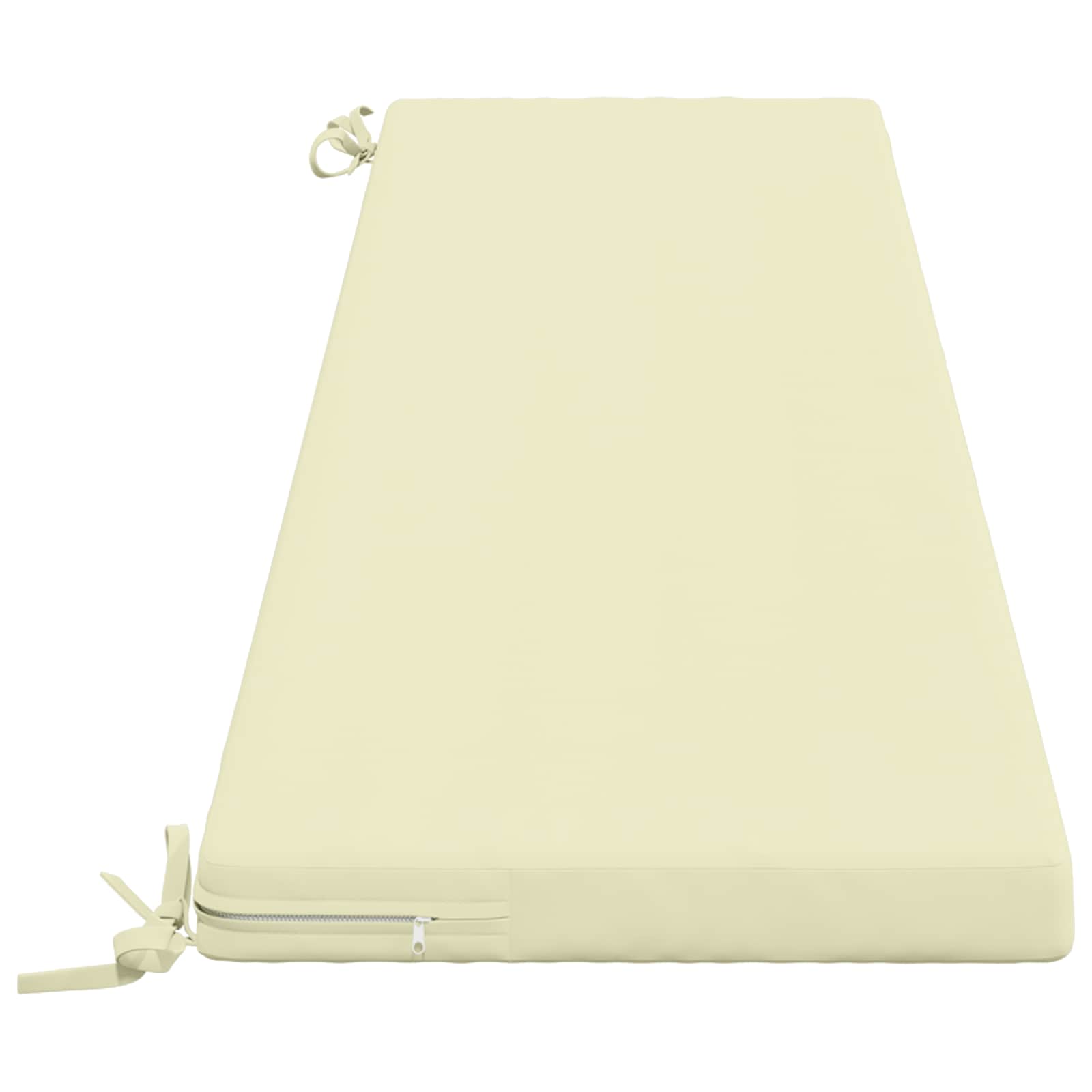 Cuscino per panchina SOEST 100% Poliestere Crema