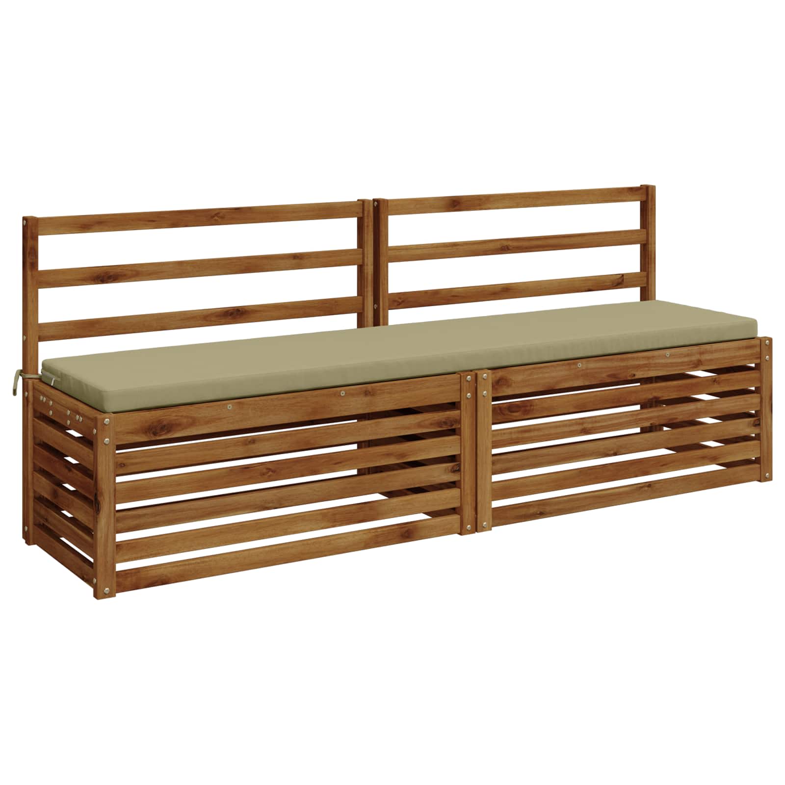 Cuscino per panchina SOEST 100% Poliestere Verde chiaro
