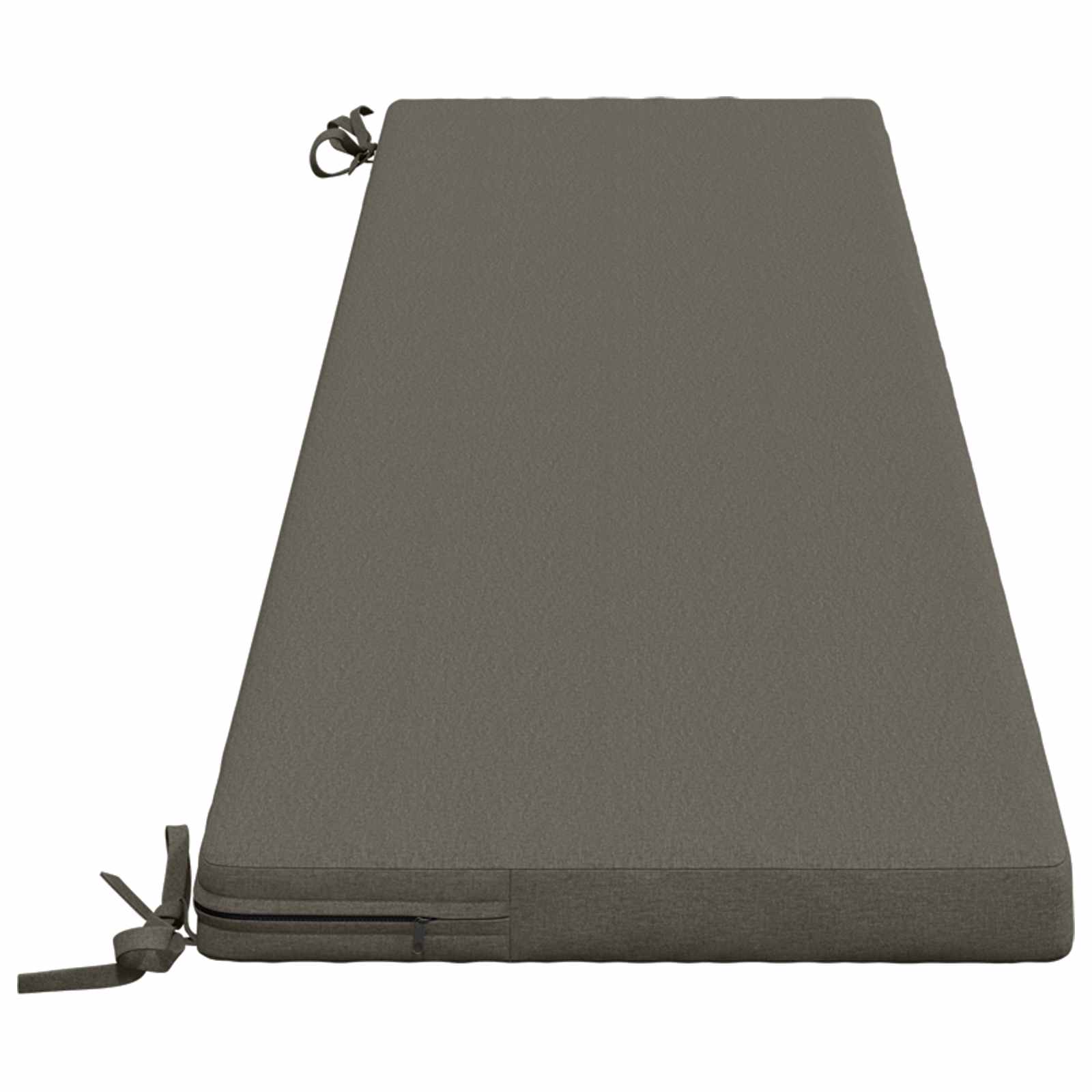 Cuscino per panchina SOEST 100% Poliestere Grigio