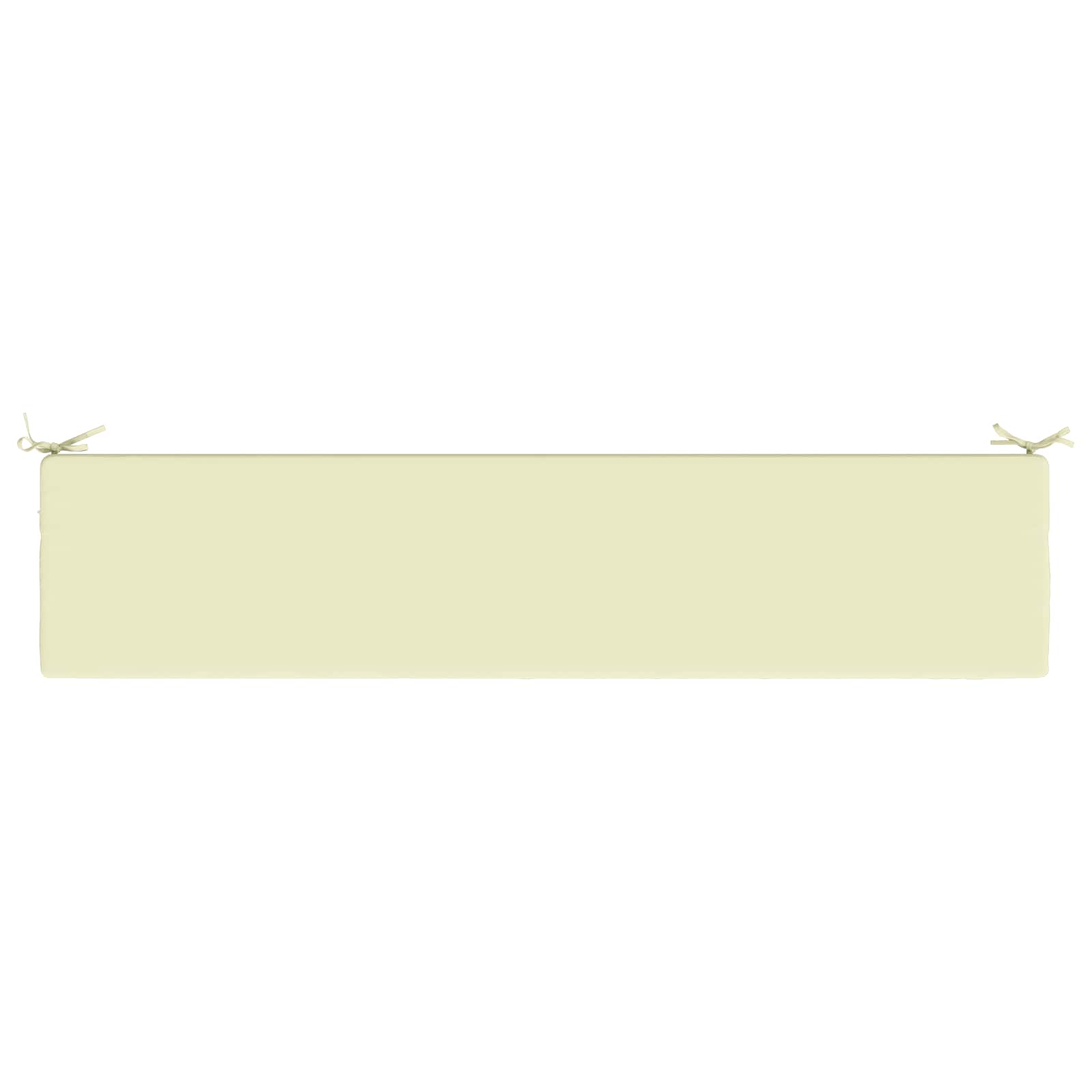 Cuscino per panchina SOEST 100% Poliestere Crema