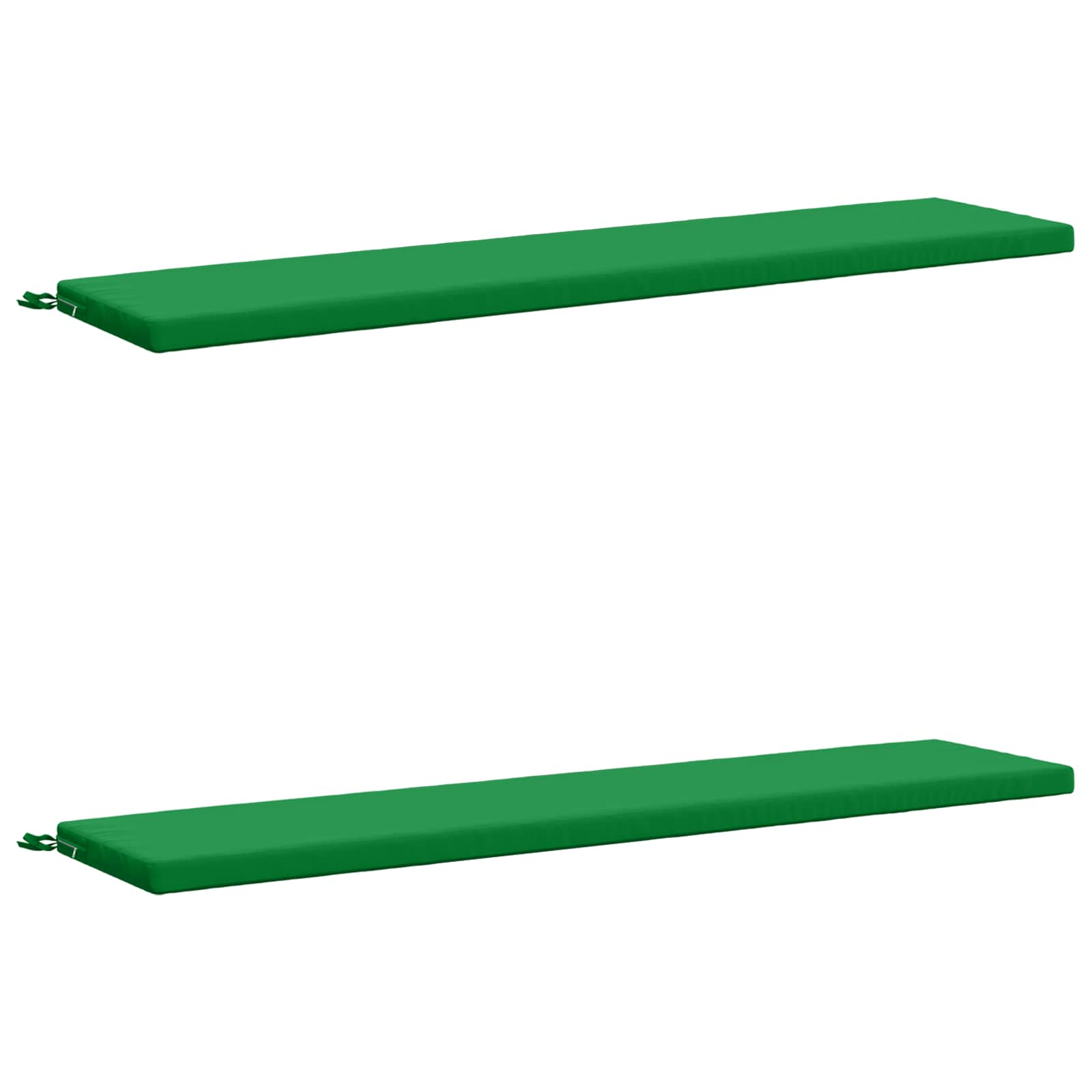 Cuscini per Panchina a 2 Pezzi SOEST 2 pz 100% Poliestere Verde