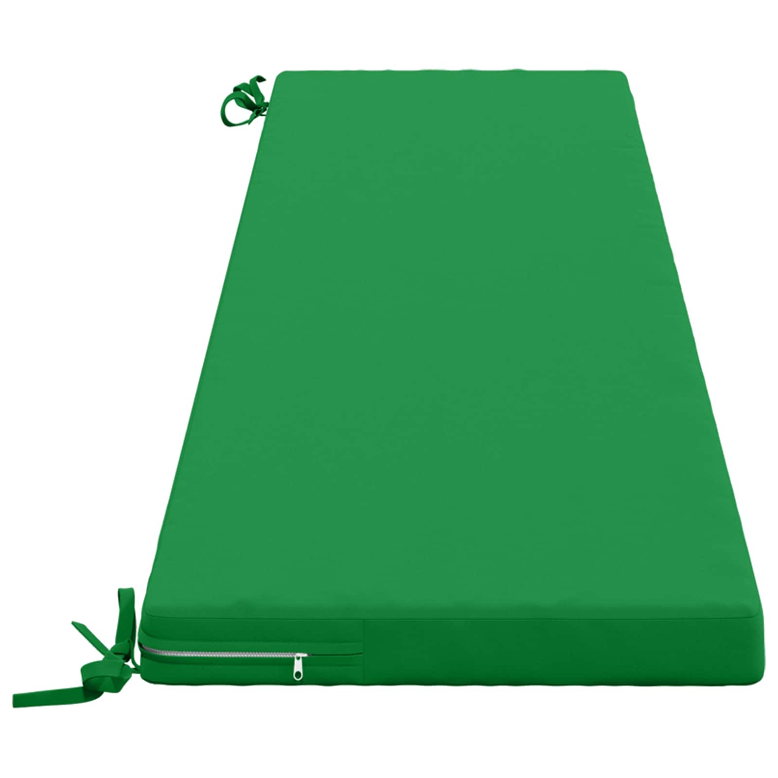 Cuscini per Panchina a 2 Pezzi SOEST 2 pz 100% Poliestere Verde