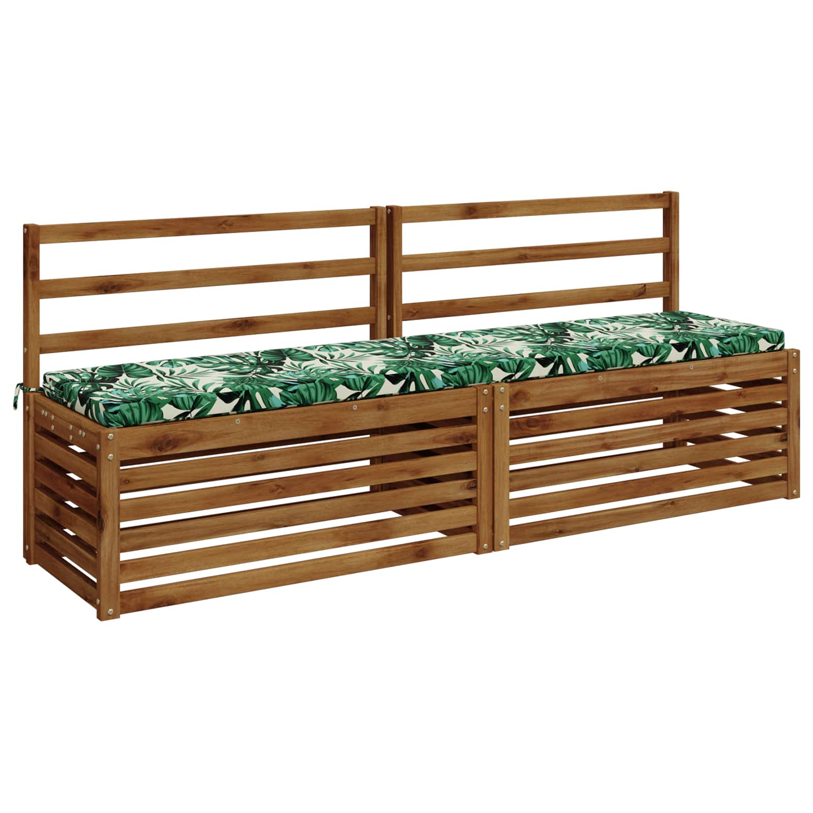 Cuscino per panchina SOEST 100% Poliestere Motivo a Foglie