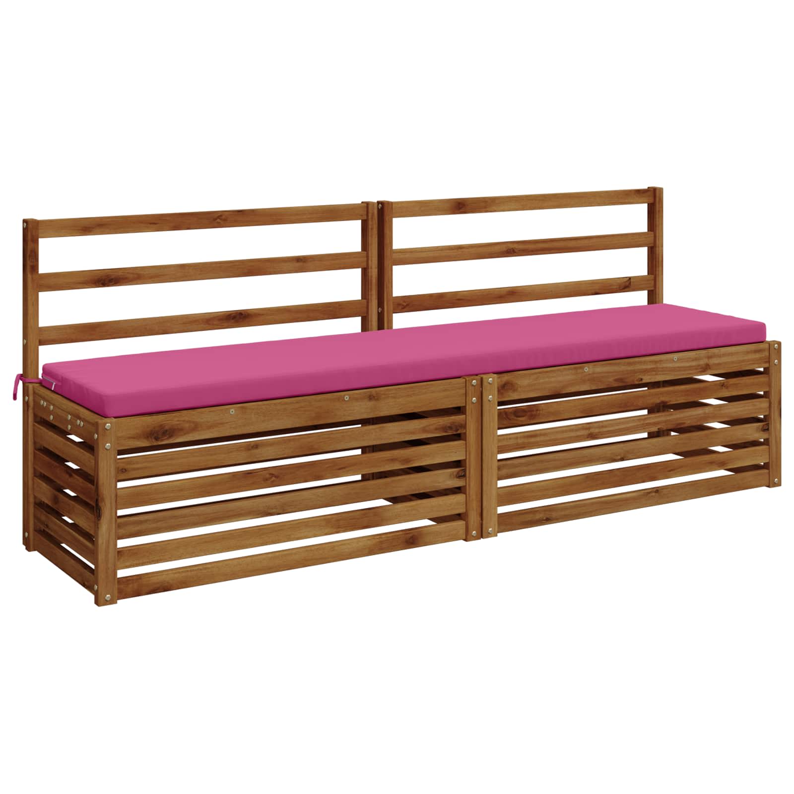 Cuscino per panchina SOEST 100% Poliestere Rosa 180 x 40 x 5 cm