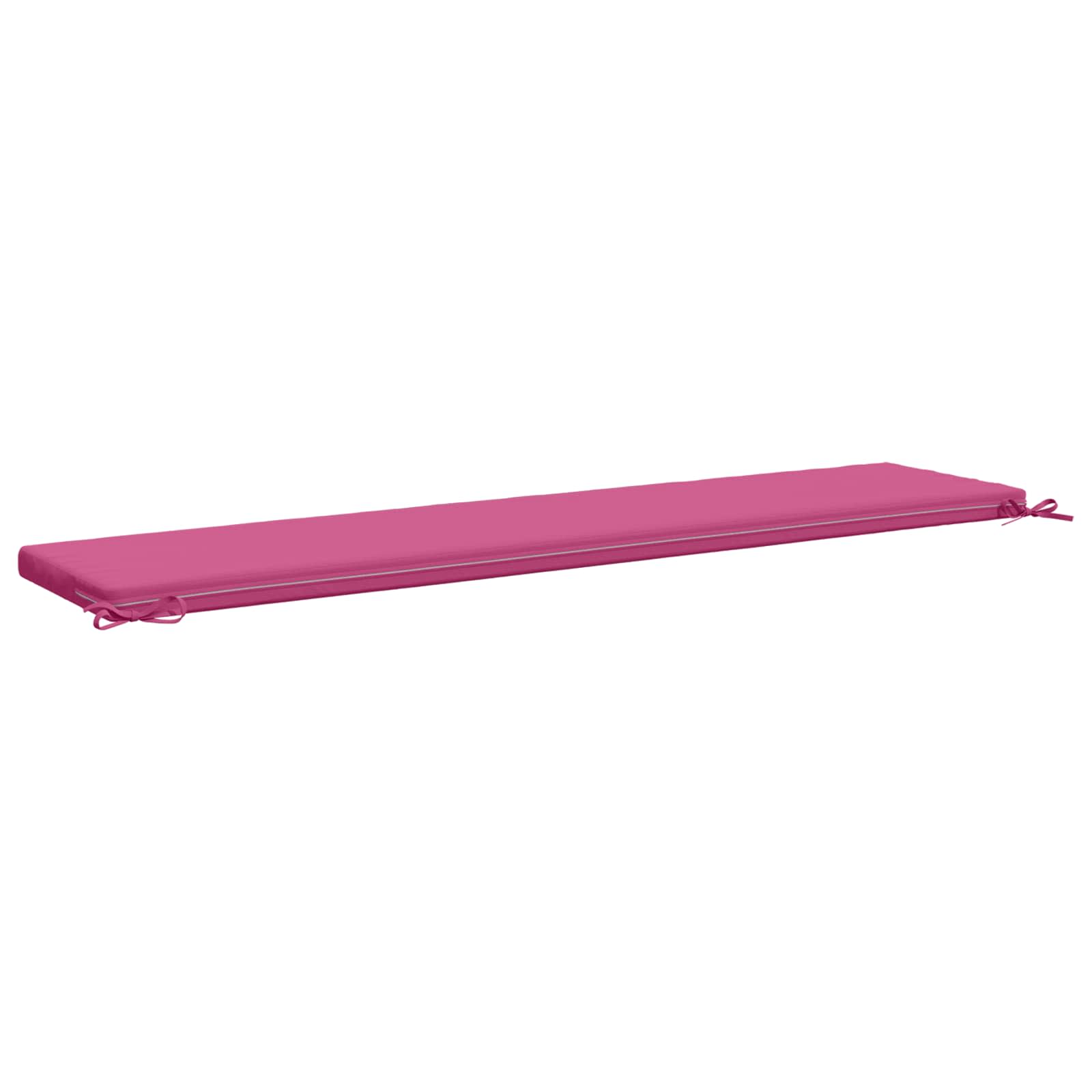 Cuscino per panchina SOEST 100% Poliestere Rosa 180 x 40 x 5 cm