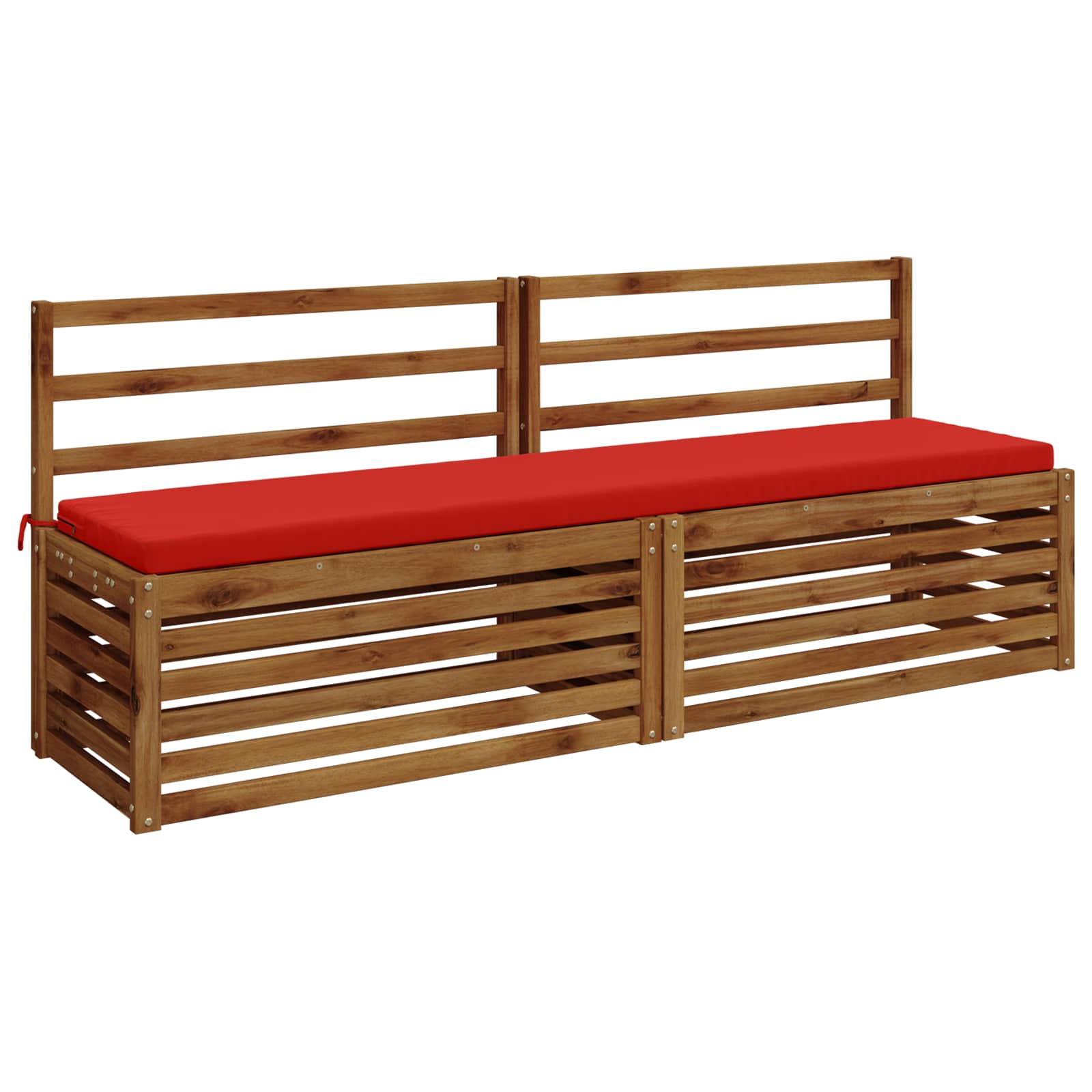 Cuscino per panchina SOEST 100% Poliestere Rosso