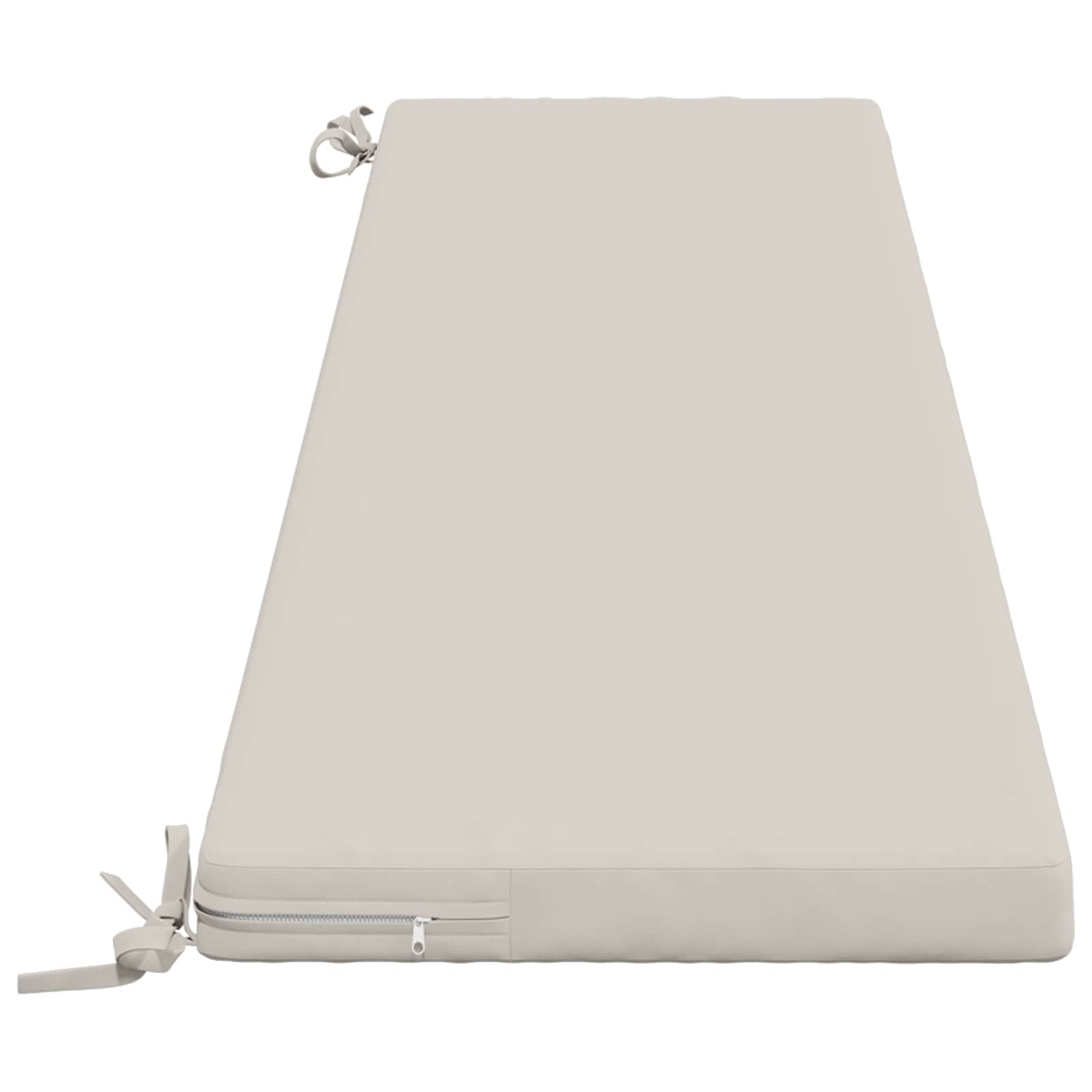 Cuscino per panchina SOEST 100% Poliestere Bianco