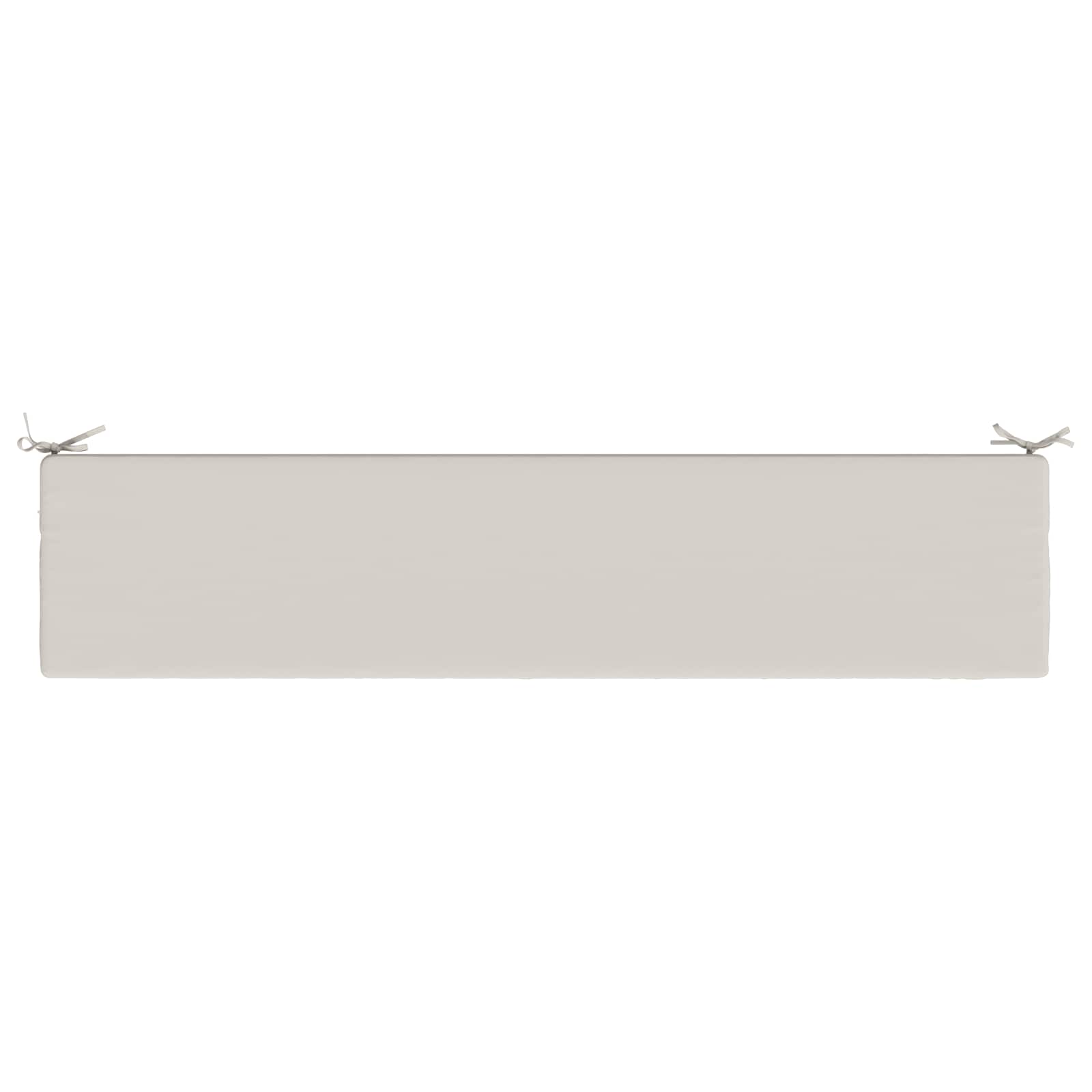 Cuscino per panchina SOEST 100% Poliestere Bianco