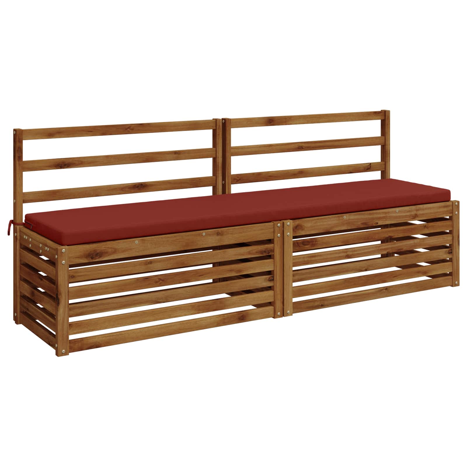 Cuscino per panchina SOEST 100% Poliestere Rosso