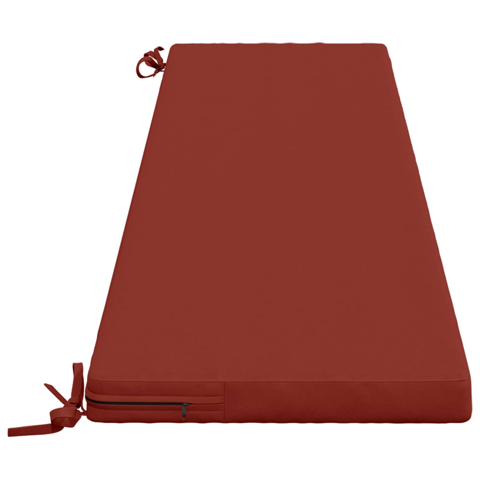Cuscino per panchina SOEST 100% Poliestere Rosso