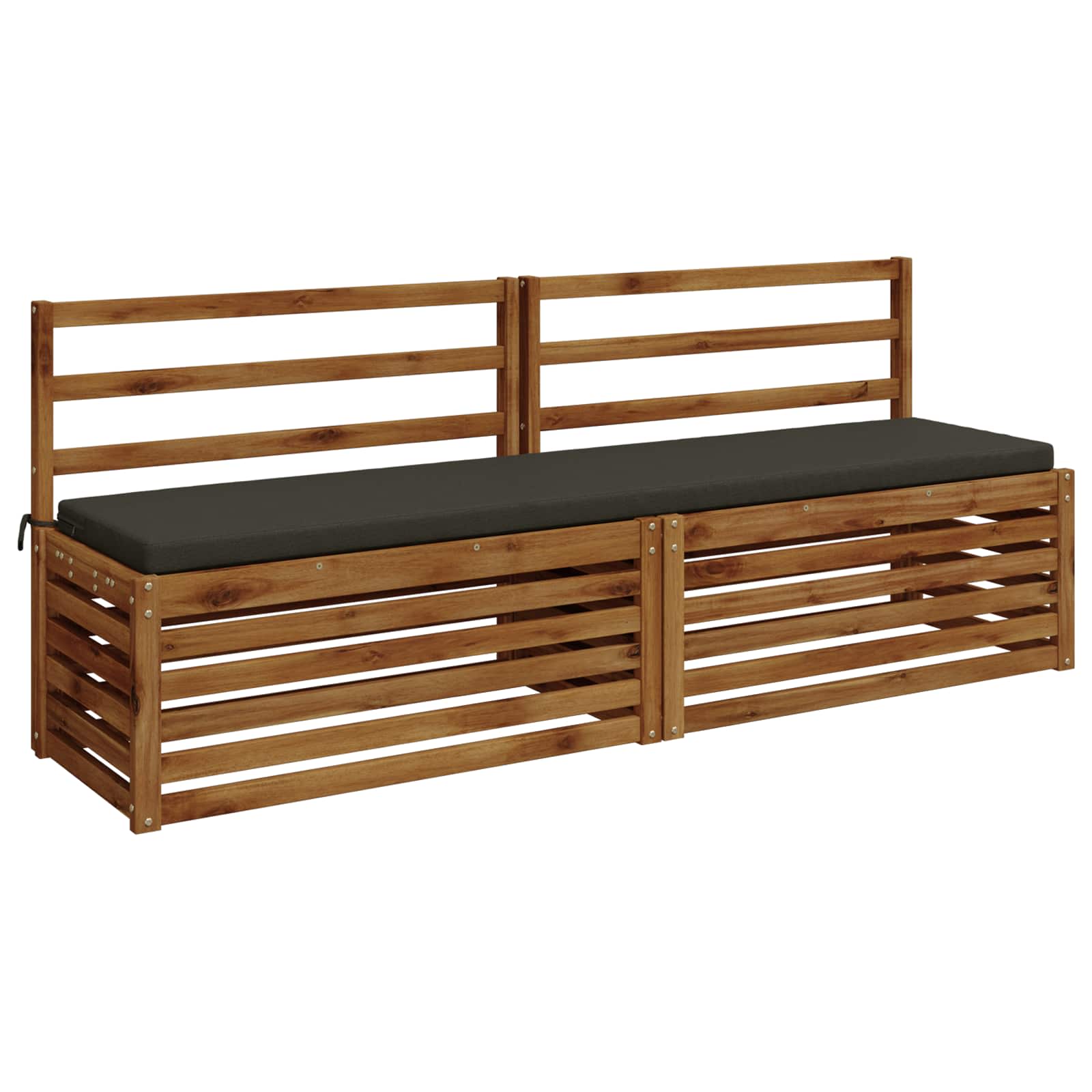 Cuscino per panchina SOEST 100% Poliestere Antracite