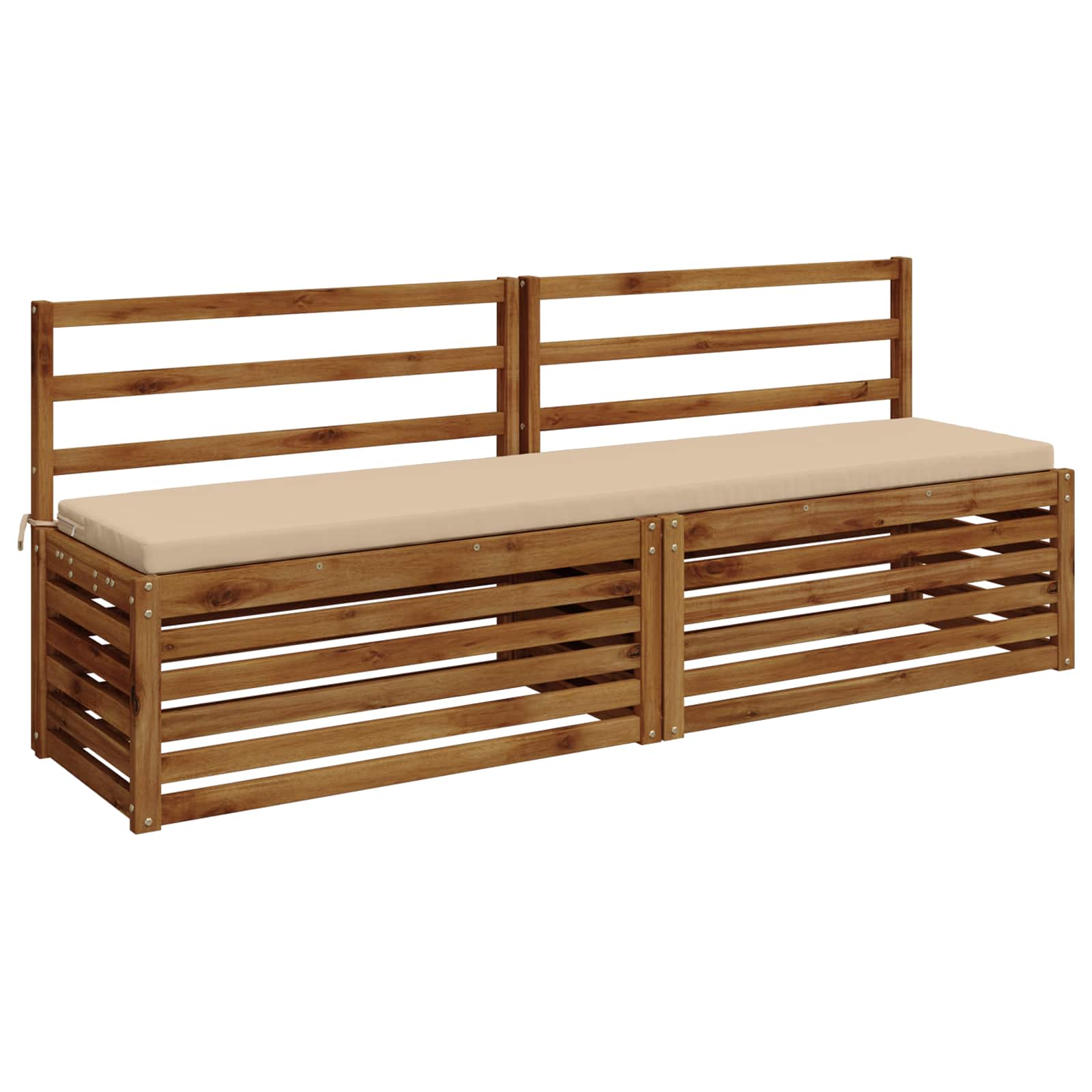 Cuscino per panchina SOEST 100% Poliestere Crema
