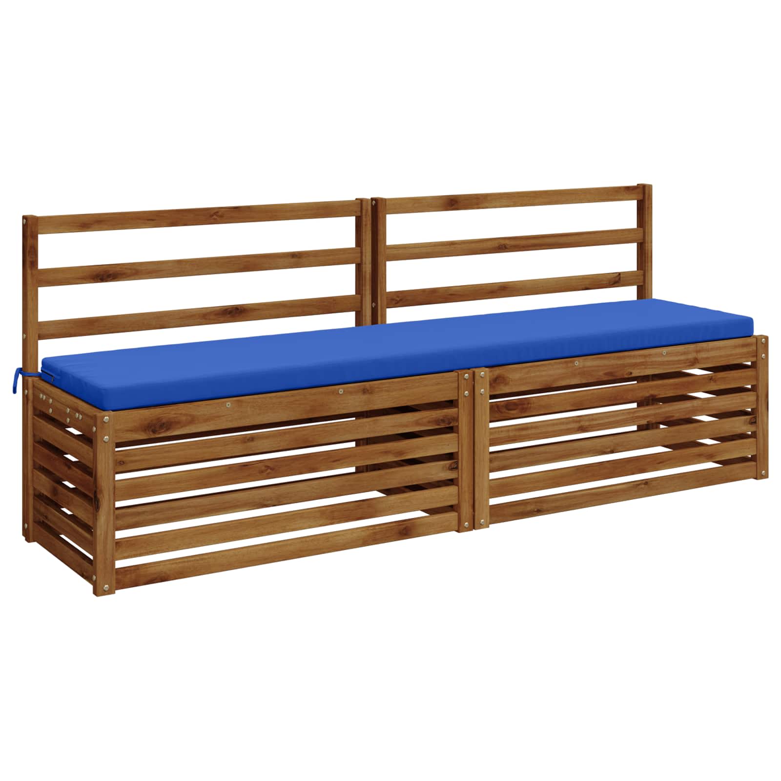 Cuscino per panchina SOEST 100% Poliestere Blu Reale