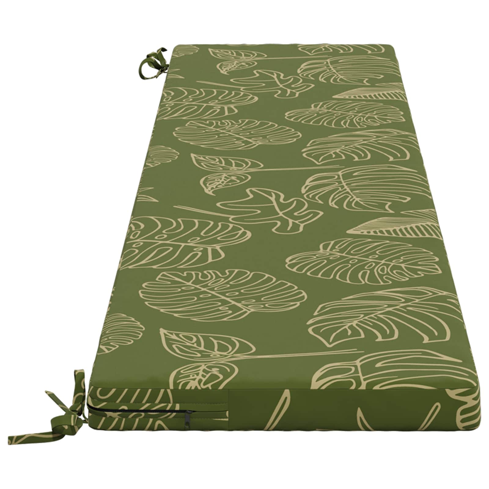 Cuscino per panchina SOEST 100% Poliestere Design a foglia
