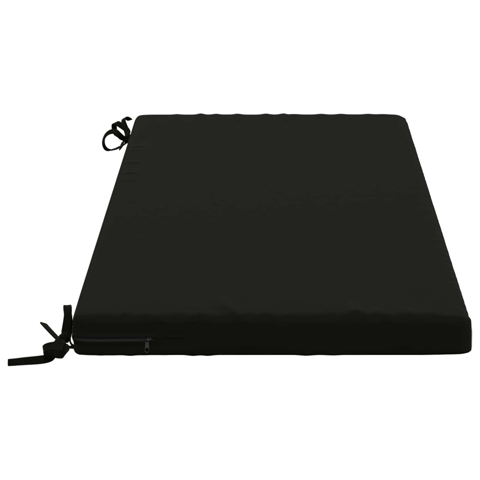 Cuscino per panchina SOEST 100% Poliestere Nero 110 x 50 x 5 cm