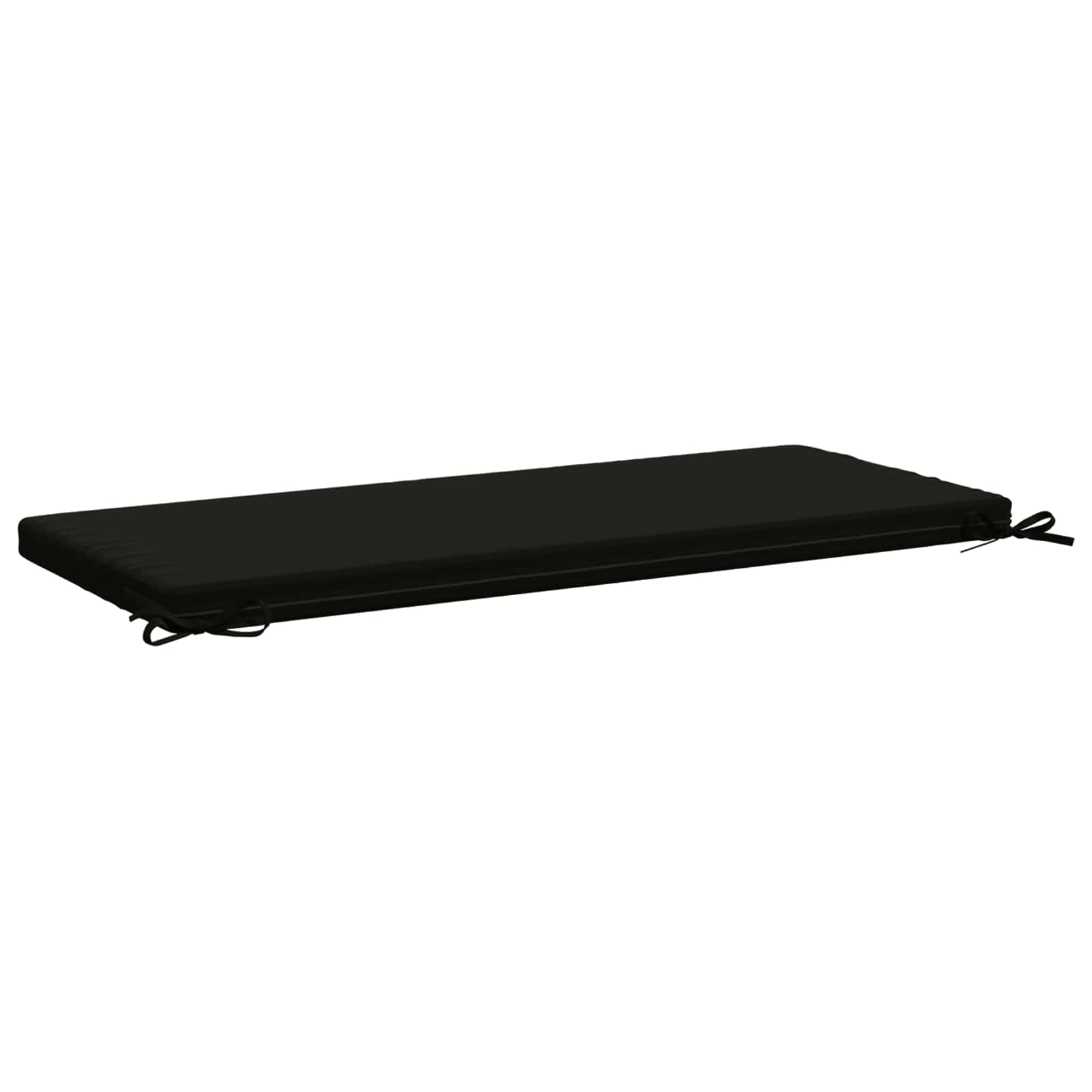 Cuscino per panchina SOEST 100% Poliestere Nero 110 x 50 x 5 cm