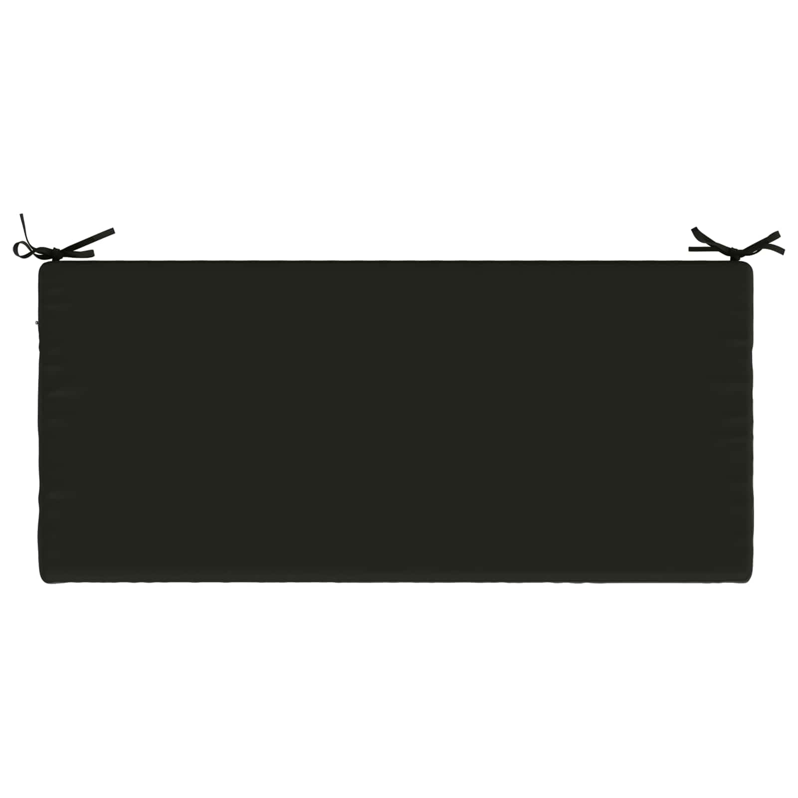 Cuscino per panchina SOEST 100% Poliestere Nero 110 x 50 x 5 cm