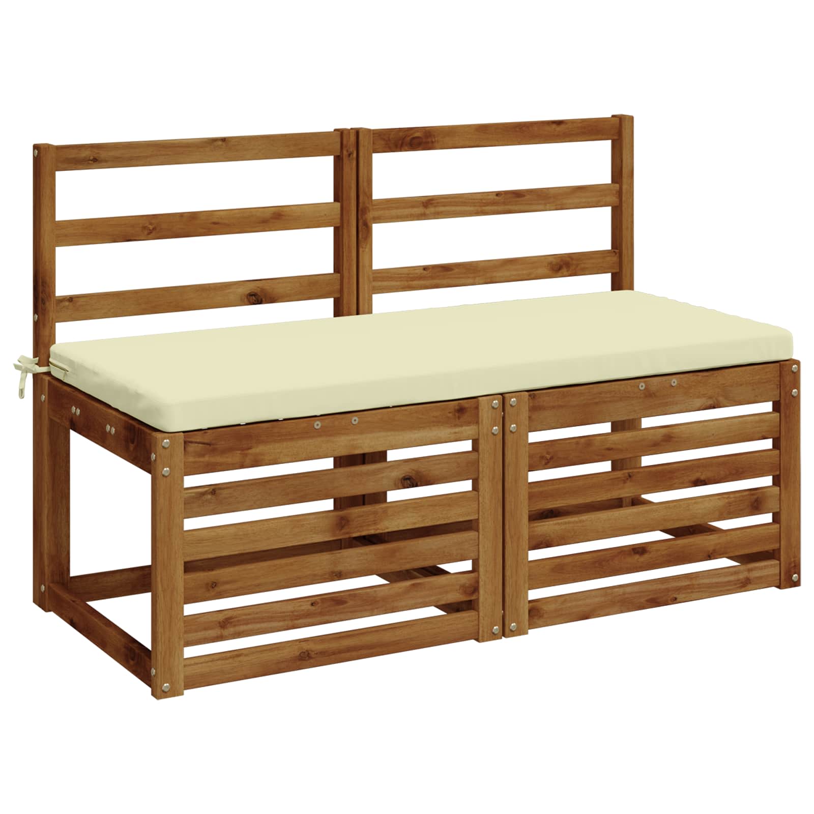 Cuscino per panchina SOEST 100% Poliestere Crema