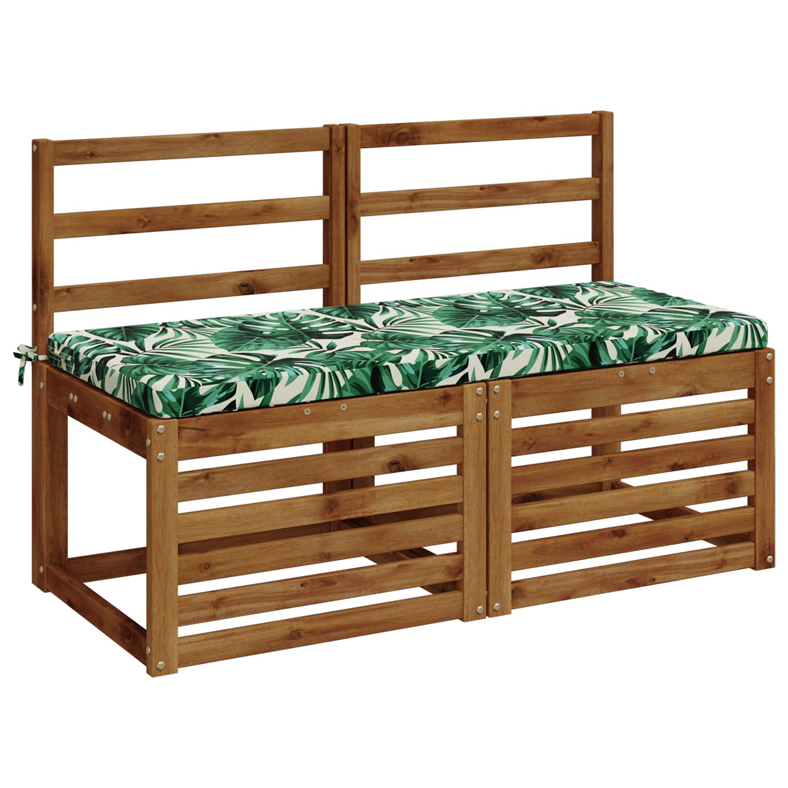 Cuscino per panchina SOEST 100% Poliestere Motivo a Foglie