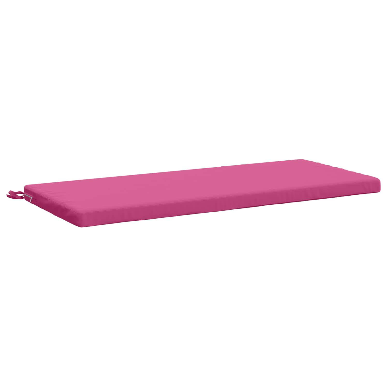 Cuscino per panchina SOEST 100% Poliestere Rosa 110 x 50 x 5 cm