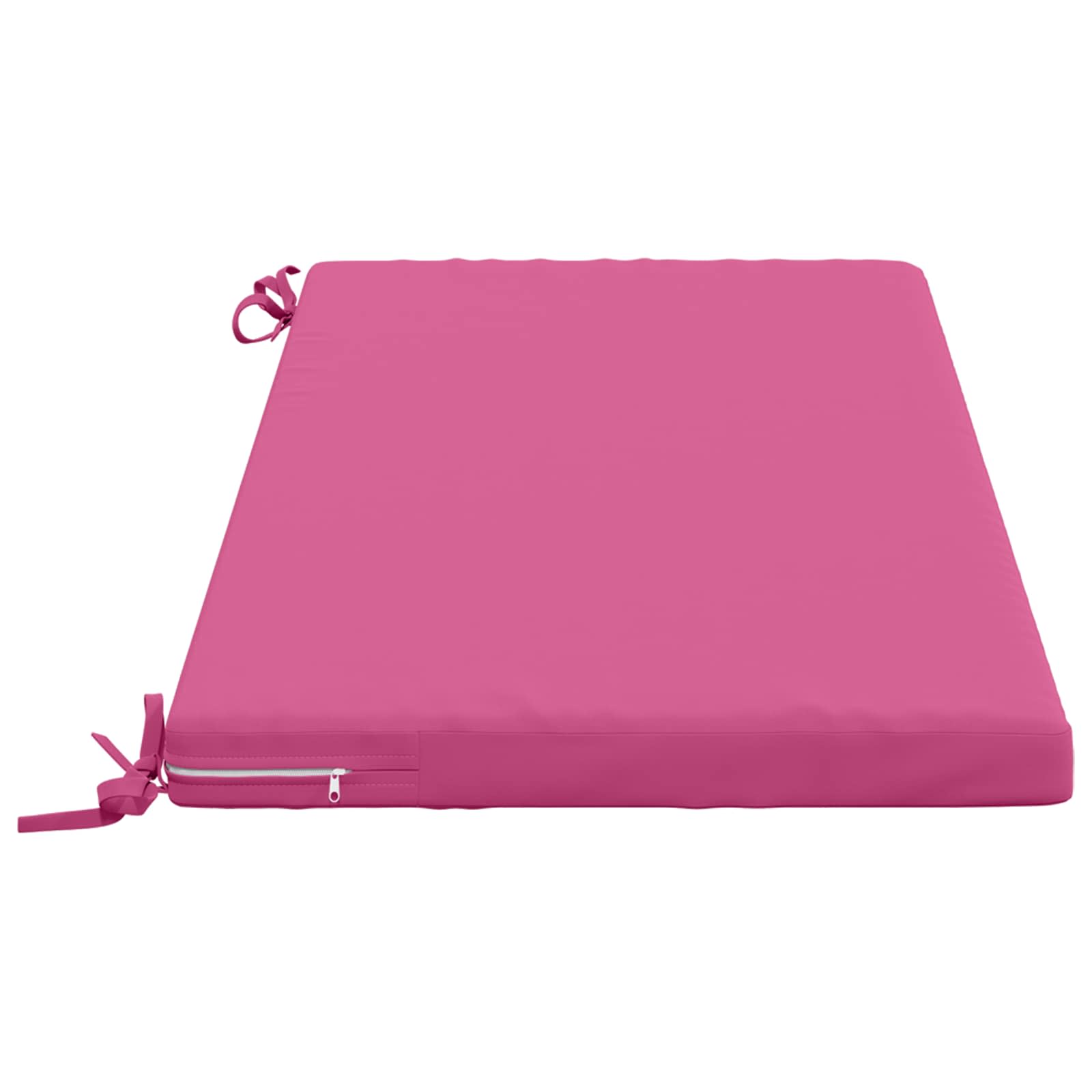 Cuscino per panchina SOEST 100% Poliestere Rosa 110 x 50 x 5 cm
