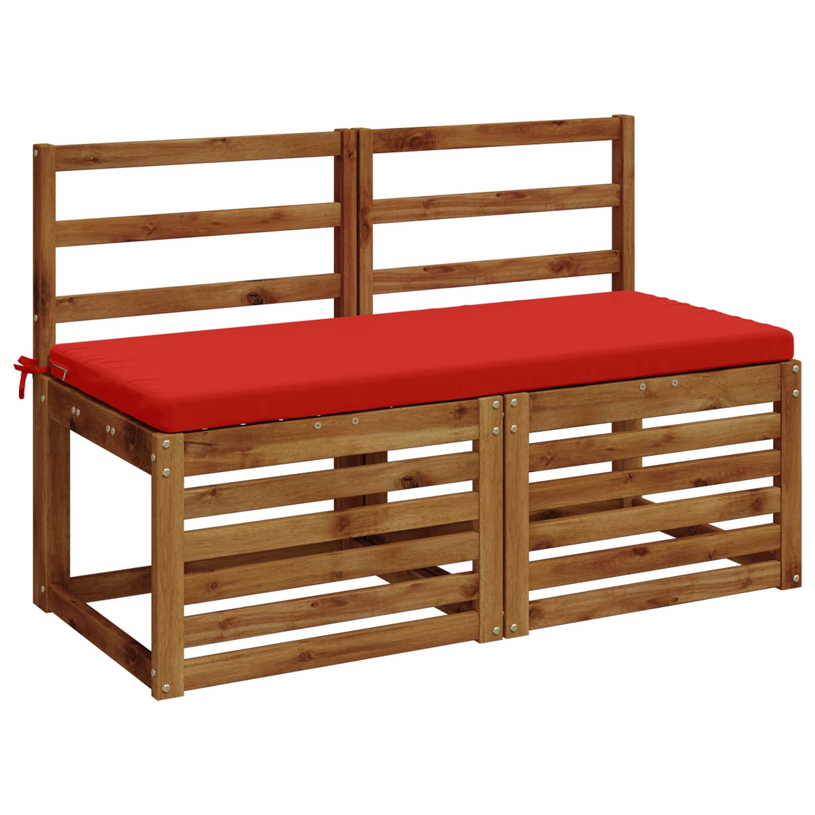 Cuscino per panchina SOEST 100% Poliestere Rosso