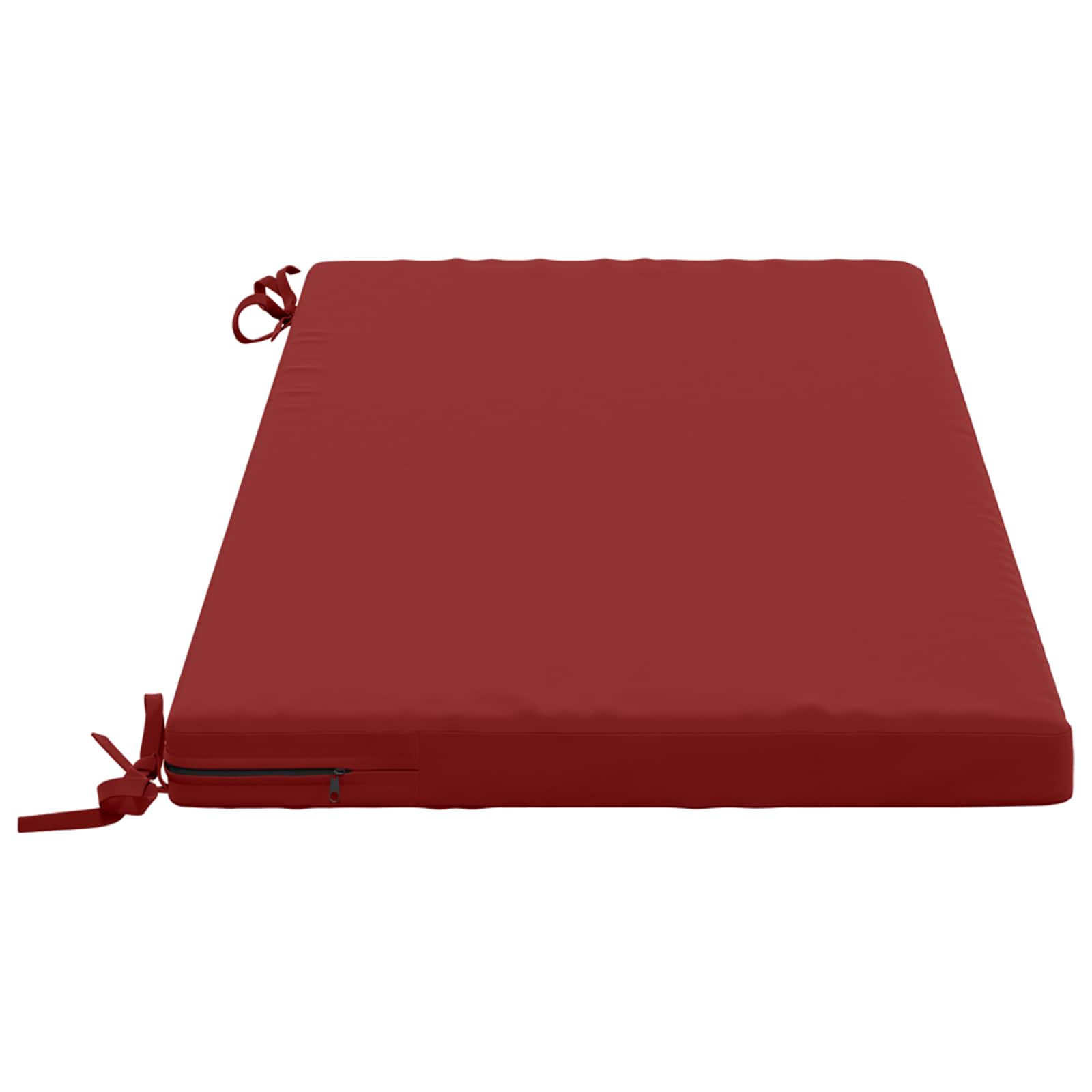 Cuscino per panchina SOEST 100% Poliestere Rosso Vino