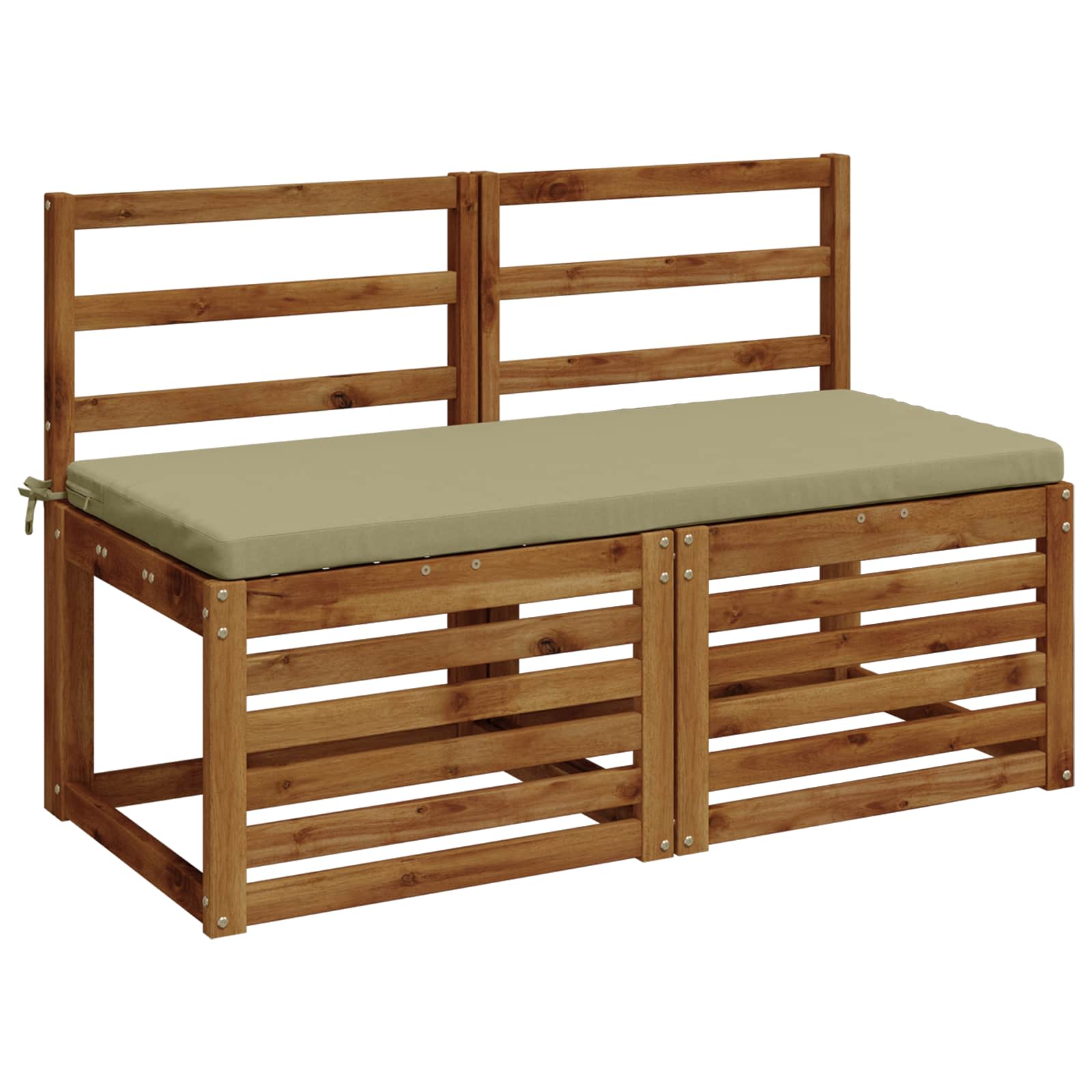 Cuscino per panchina SOEST 100% Poliestere Verde chiaro