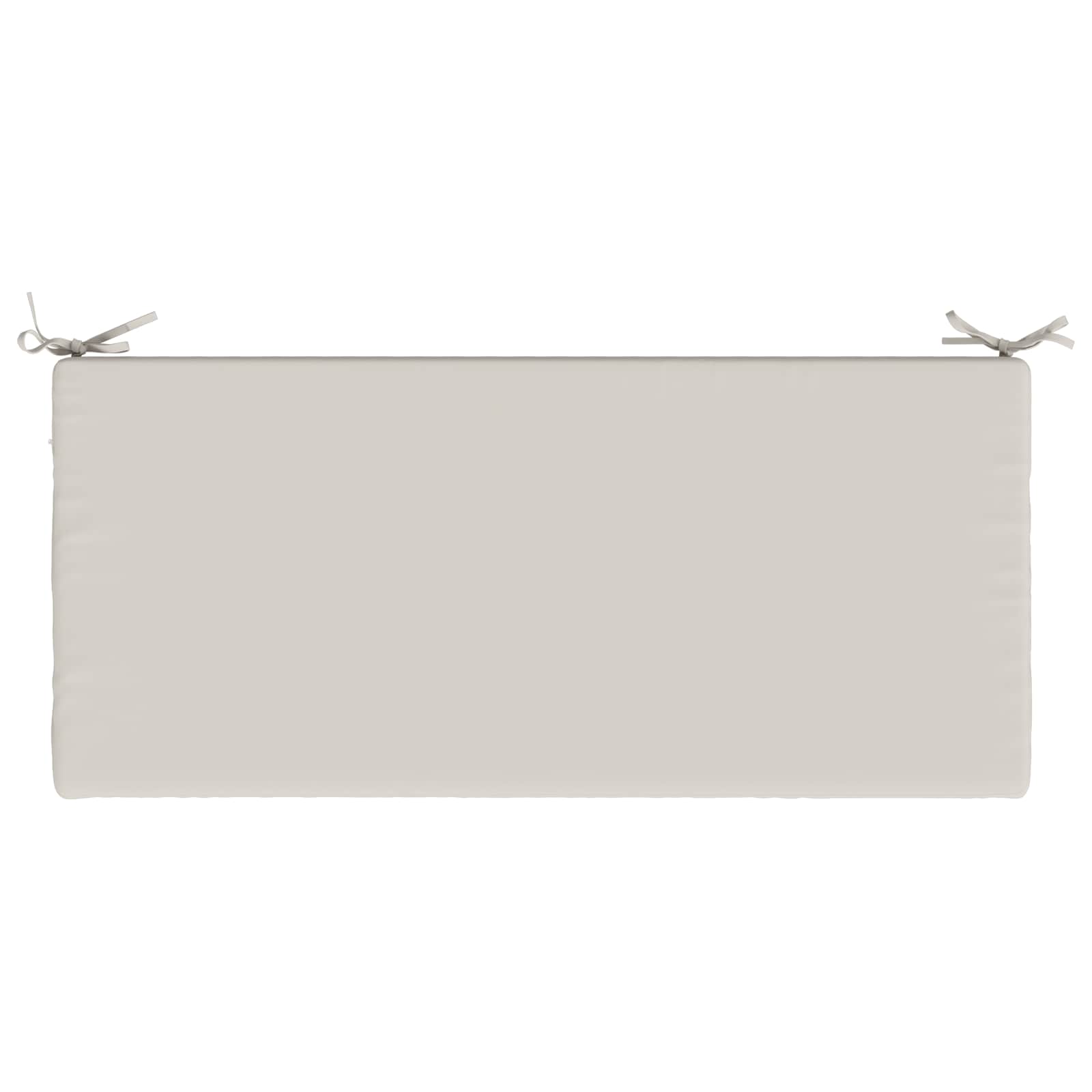 Cuscino per panchina SOEST 100% Poliestere Bianco