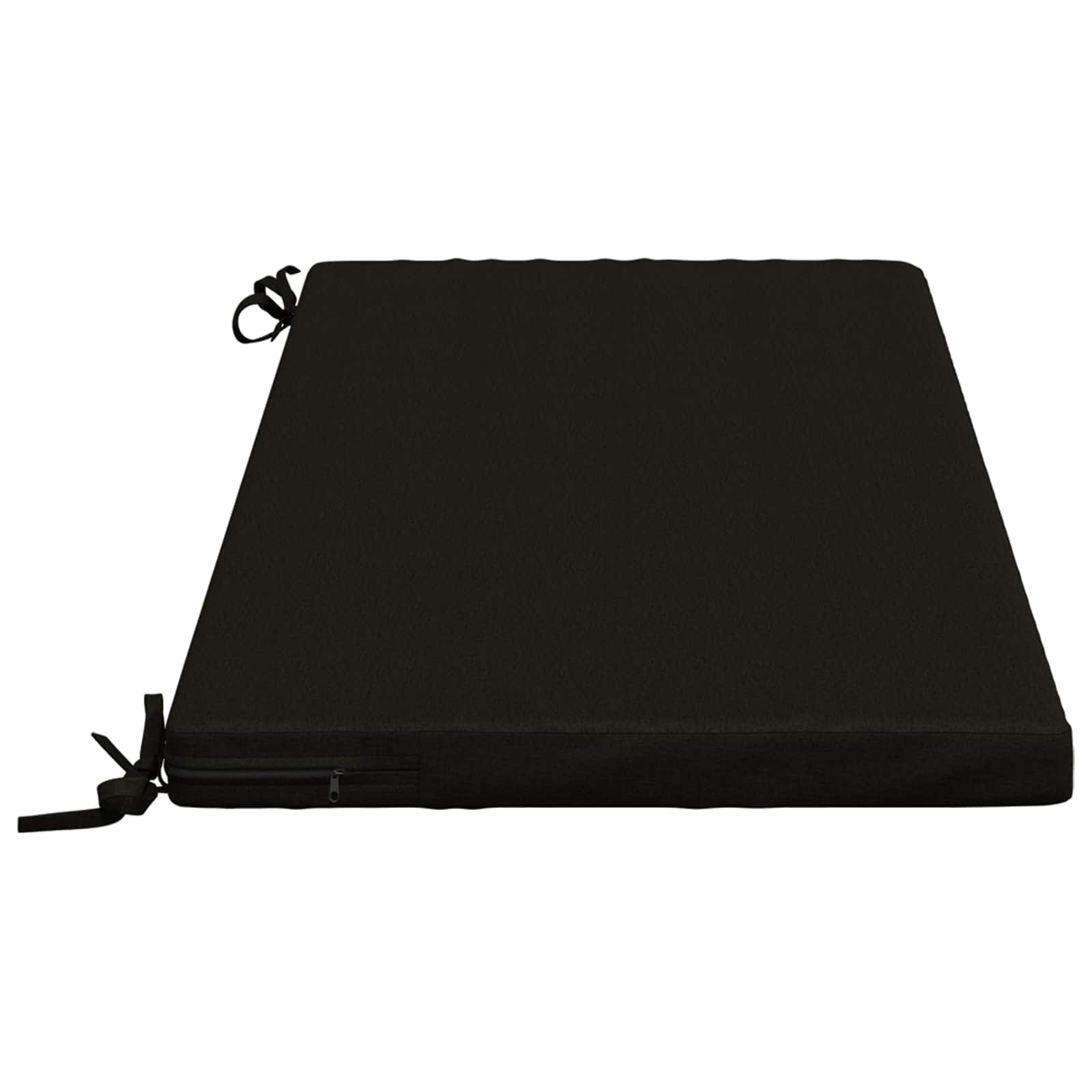 Cuscini per Panchina a 2 Pezzi SOEST 2 pz 100% Poliestere Nero