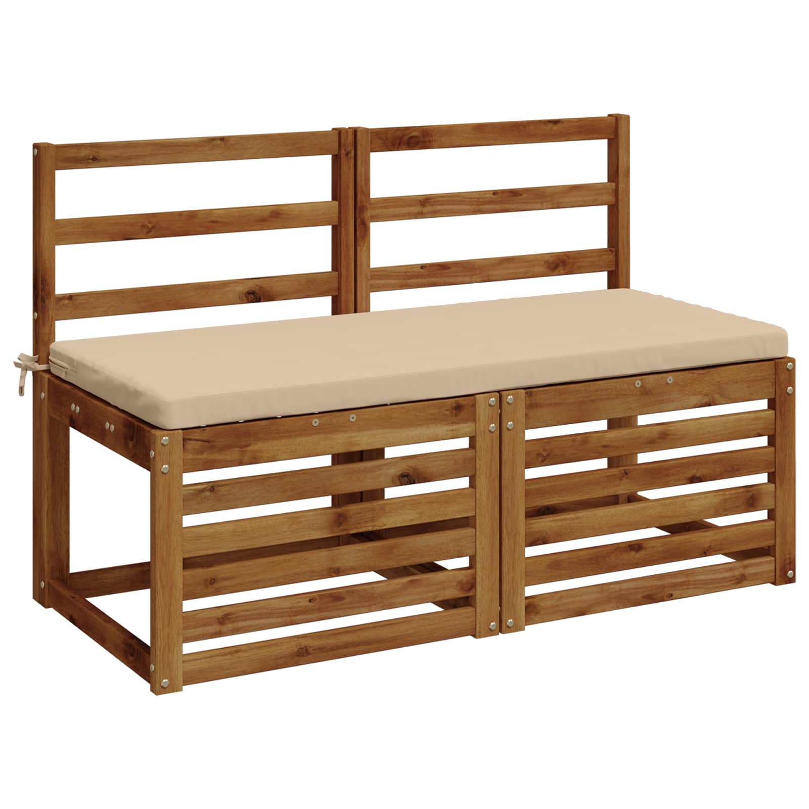 Cuscino per panchina SOEST 100% Poliestere Crema