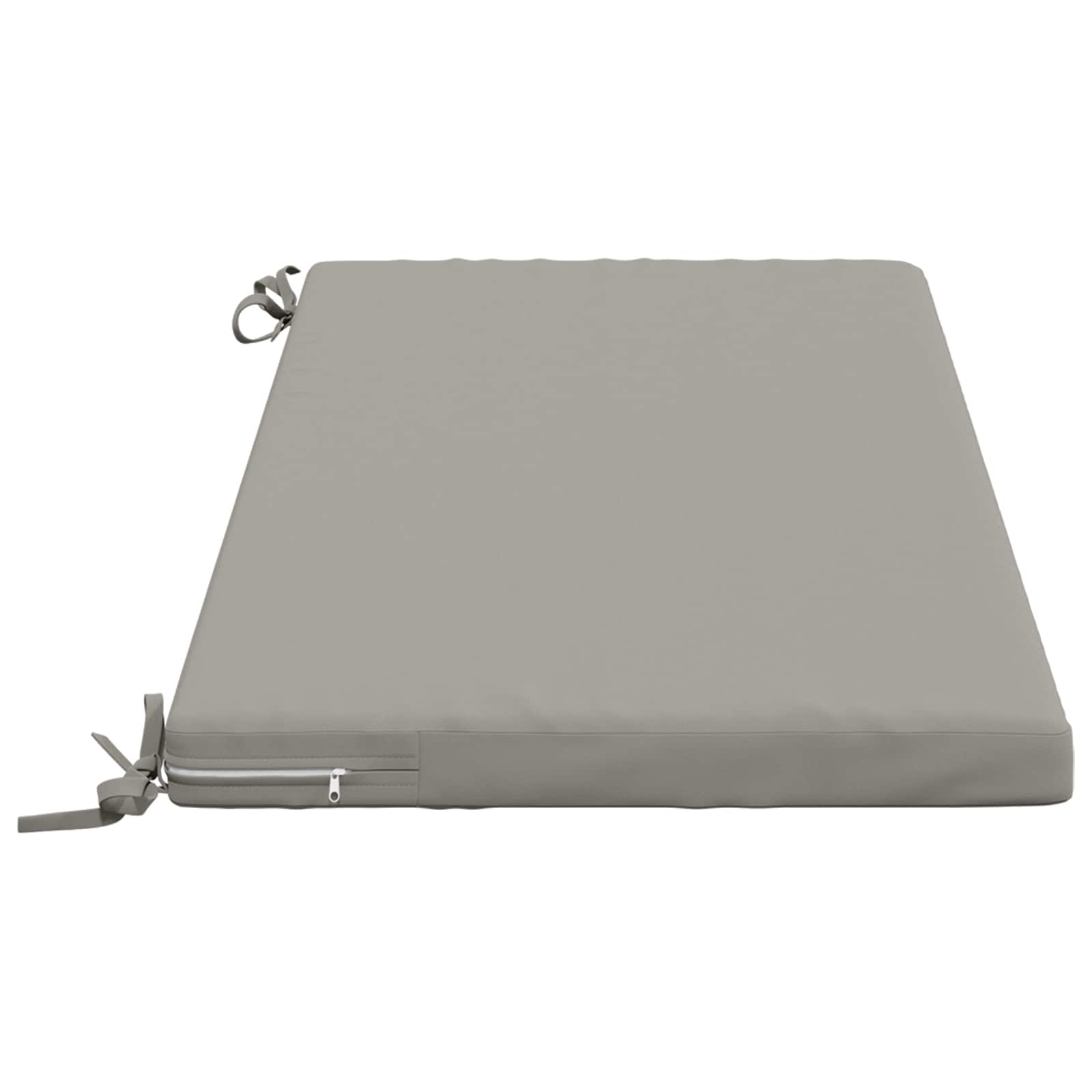 Cuscino per panchina SOEST 100% Poliestere Grigio