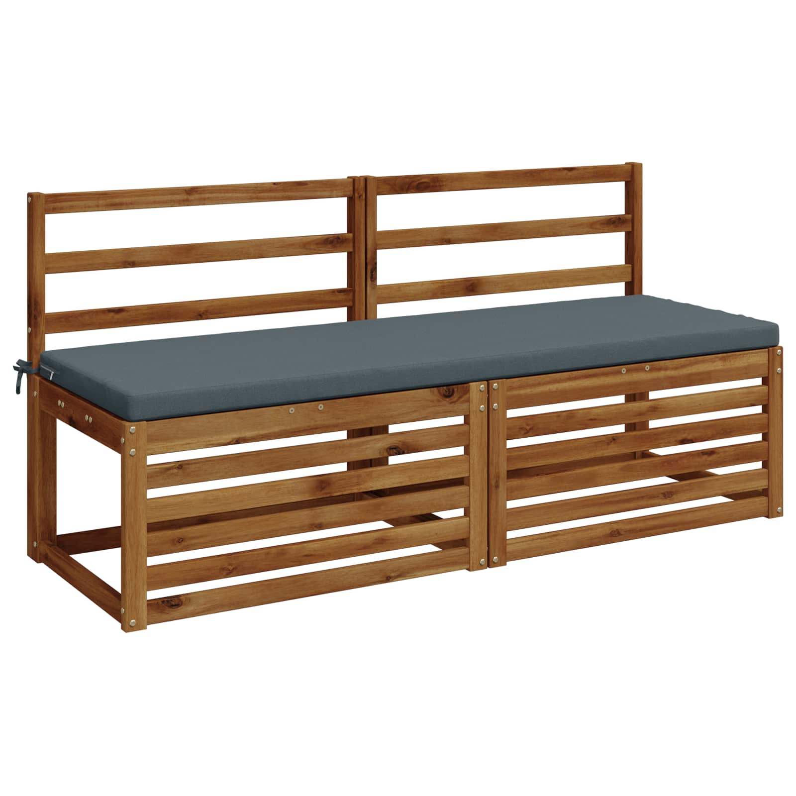 Cuscini per Panchina a 2 Pezzi SOEST 2 pz 100% Poliestere Blu