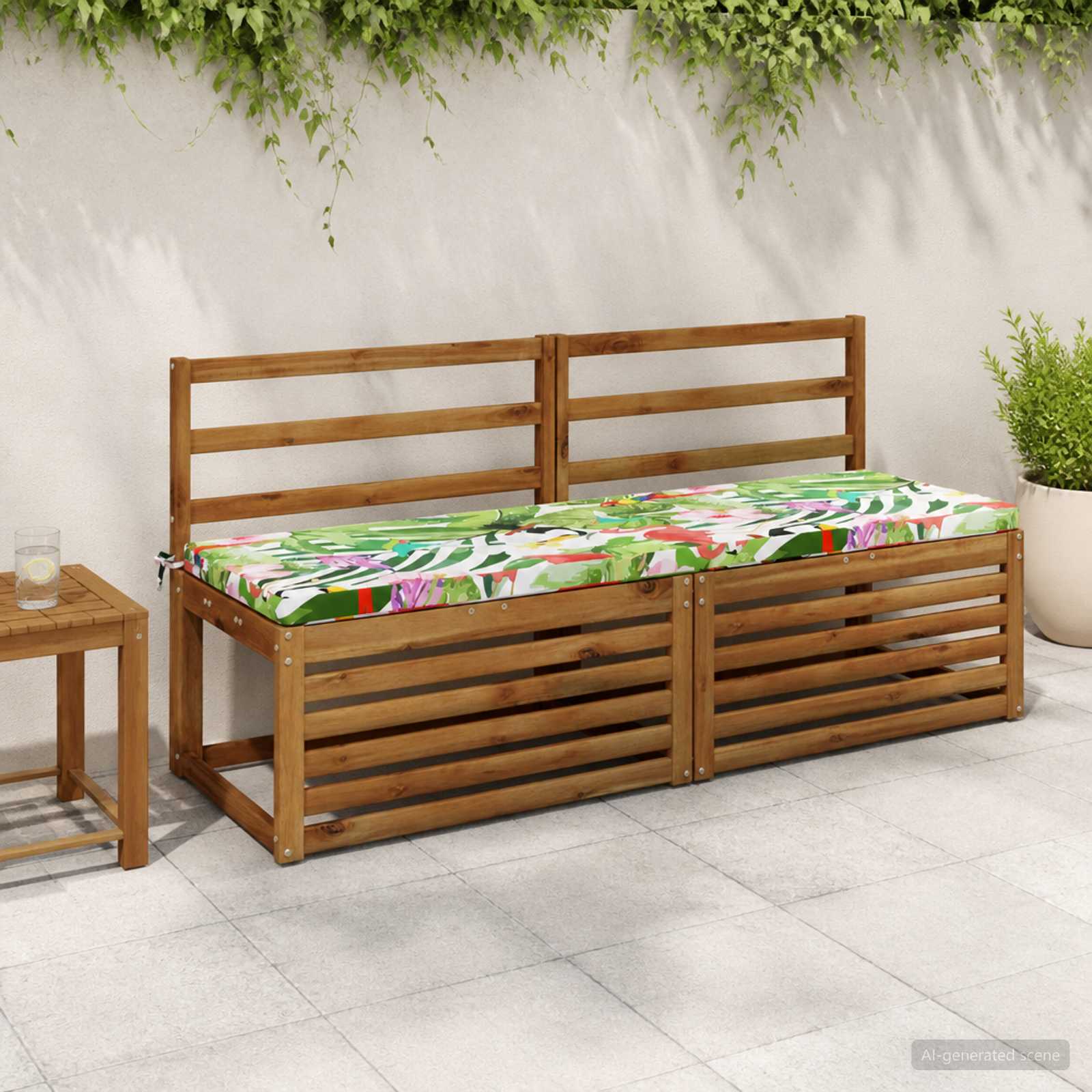 Cuscino per panchina SOEST 100% Poliestere Multicolore