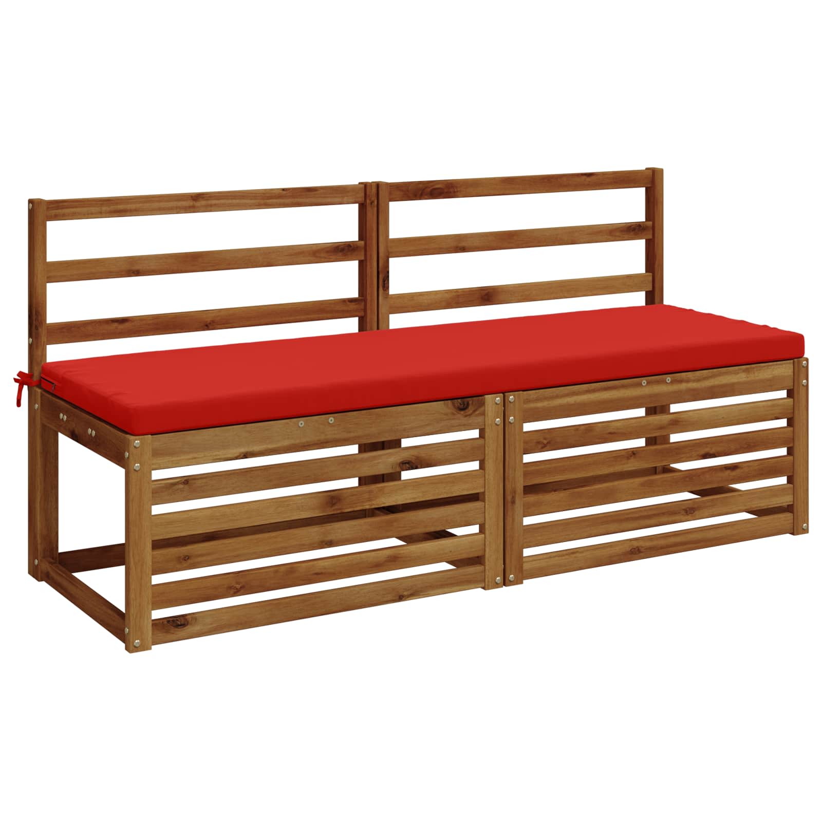 Cuscino per panchina SOEST 100% Poliestere Rosso