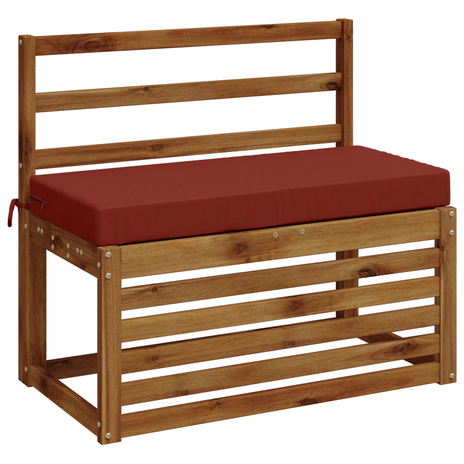 Cuscino per panchina SOEST 100% Poliestere Rosso 60 x 40 x 8 cm