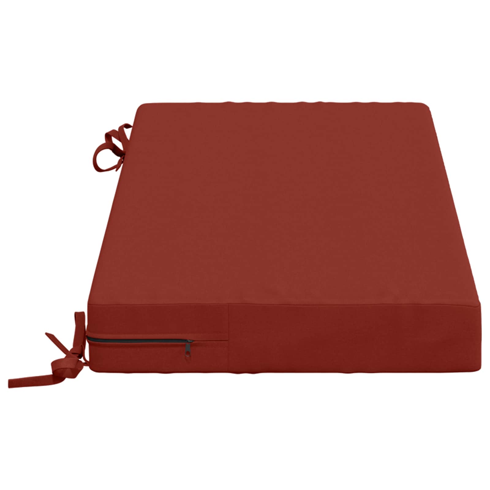Cuscino per panchina SOEST 100% Poliestere Rosso 60 x 40 x 8 cm