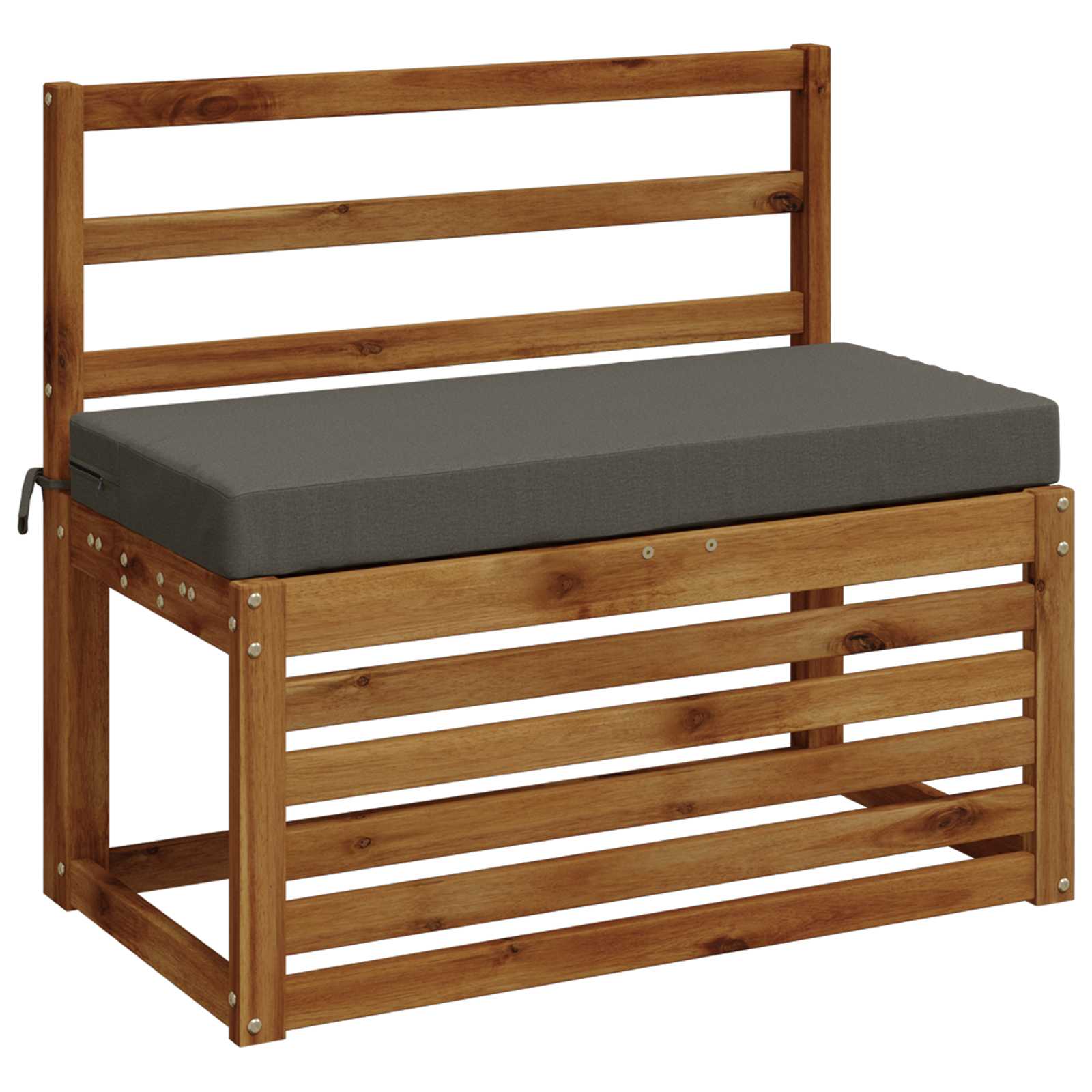 Cuscino per panchina SOEST 100% Poliestere Grigio