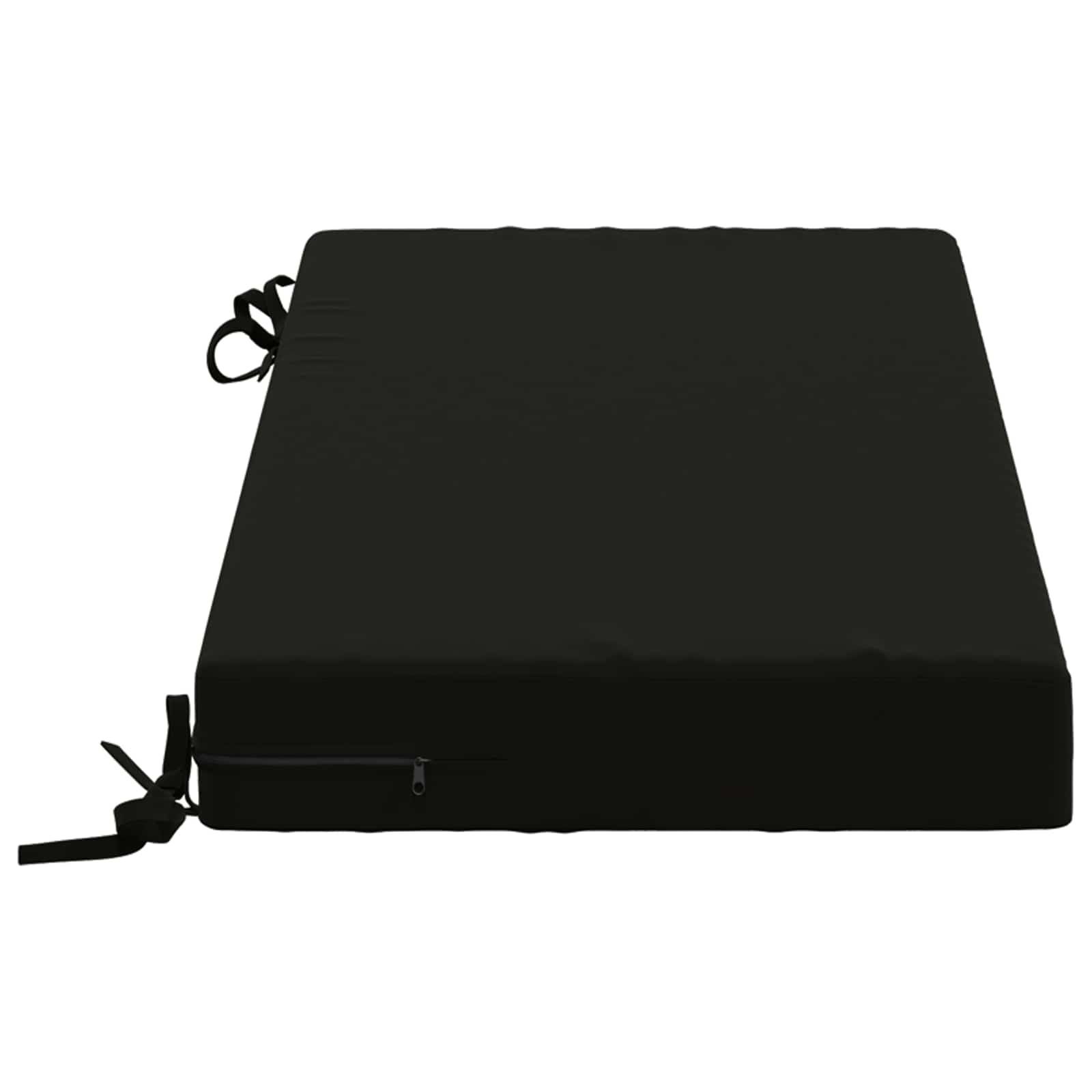 Cuscino per panchina SOEST 100% Poliestere Nero 60 x 40 x 8 cm