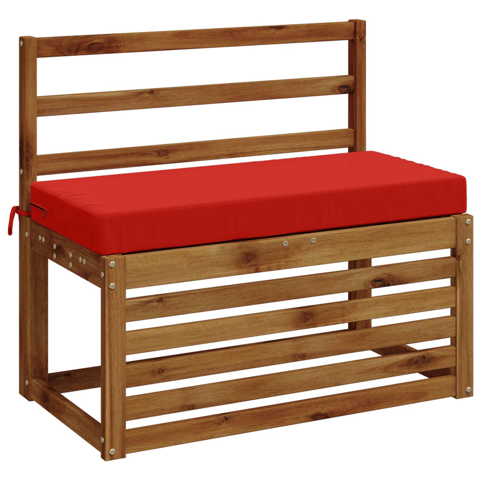 Cuscino per panchina SOEST 100% Poliestere Rosso 60 x 40 x 8 cm