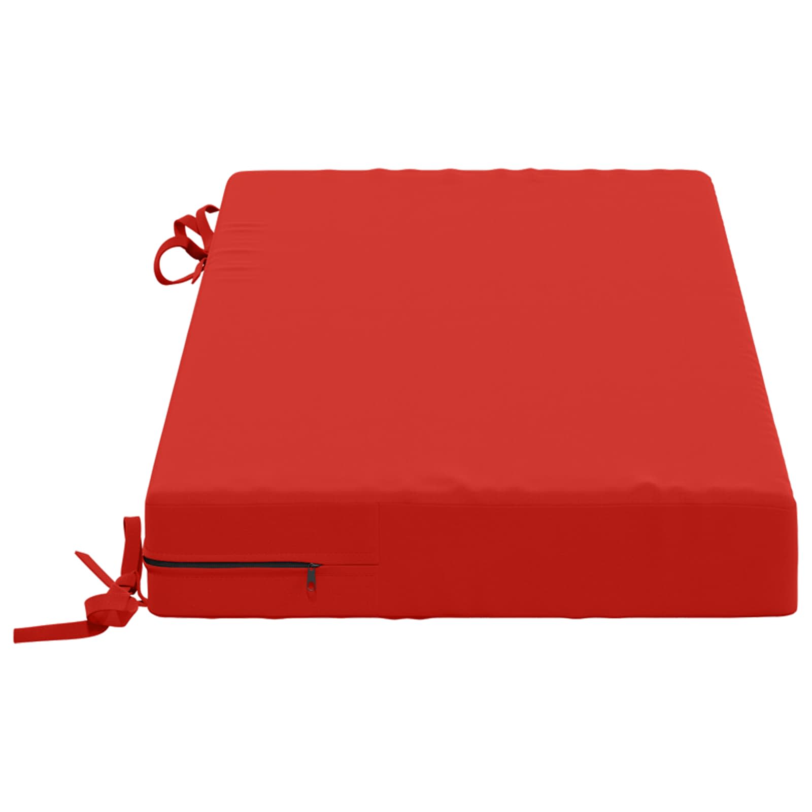 Cuscino per panchina SOEST 100% Poliestere Rosso 60 x 40 x 8 cm