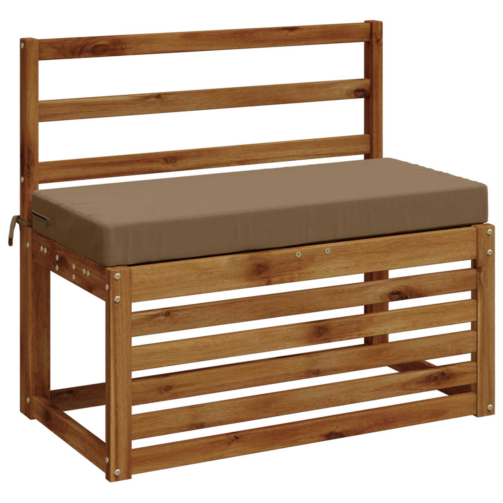 Cuscino per panchina SOEST 100% Poliestere Tortora