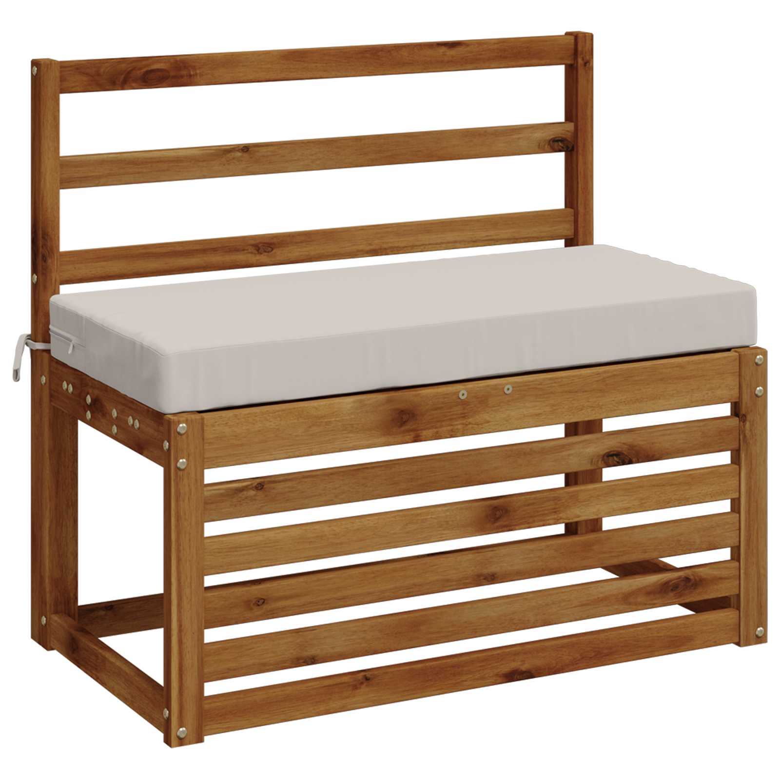 Cuscino per panchina SOEST 100% Poliestere Bianco